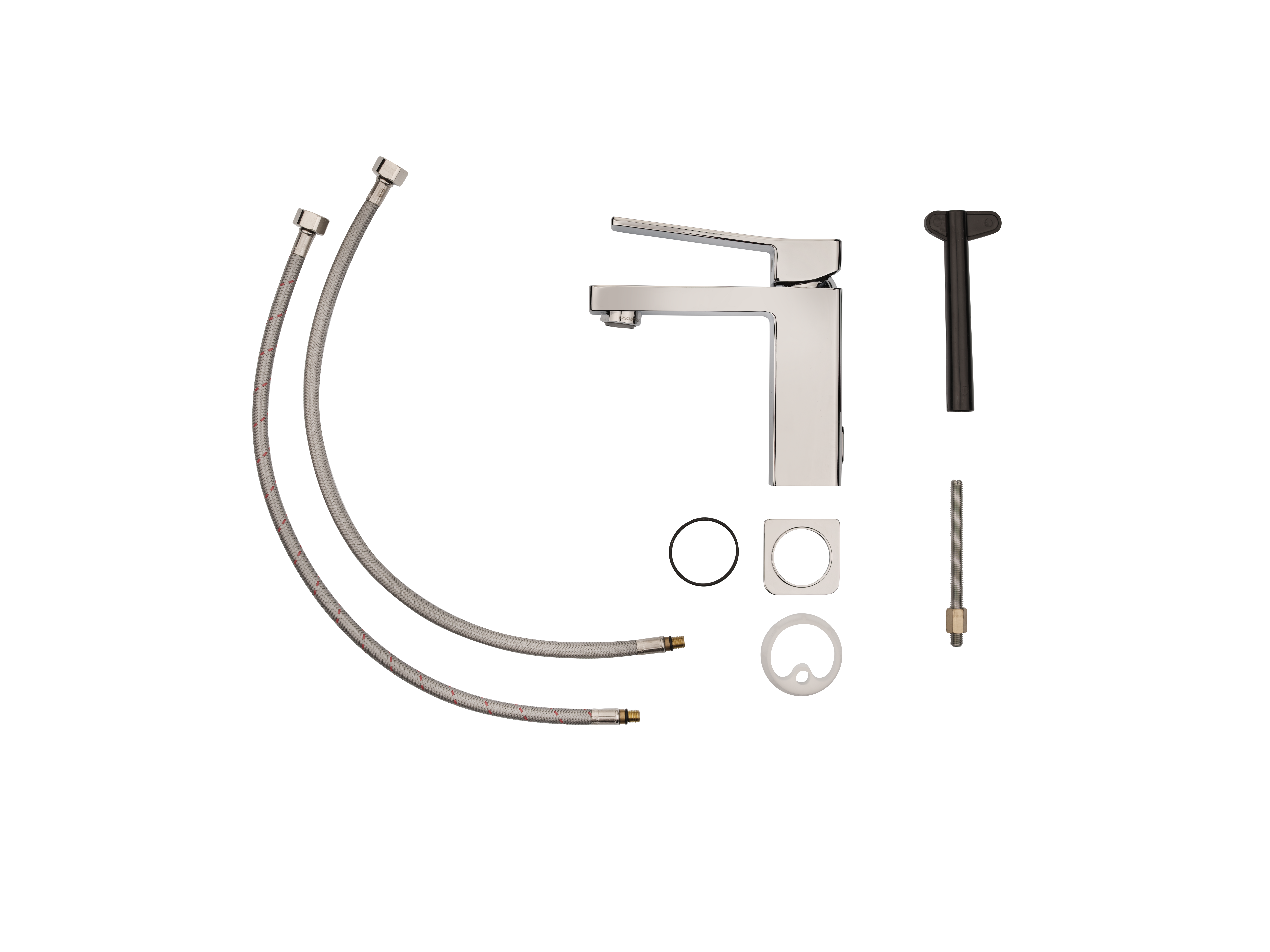 Grifo de lavabo SENSEA Studio monomando cromo brillo. Apertura en frío. Antical. Latón - 11