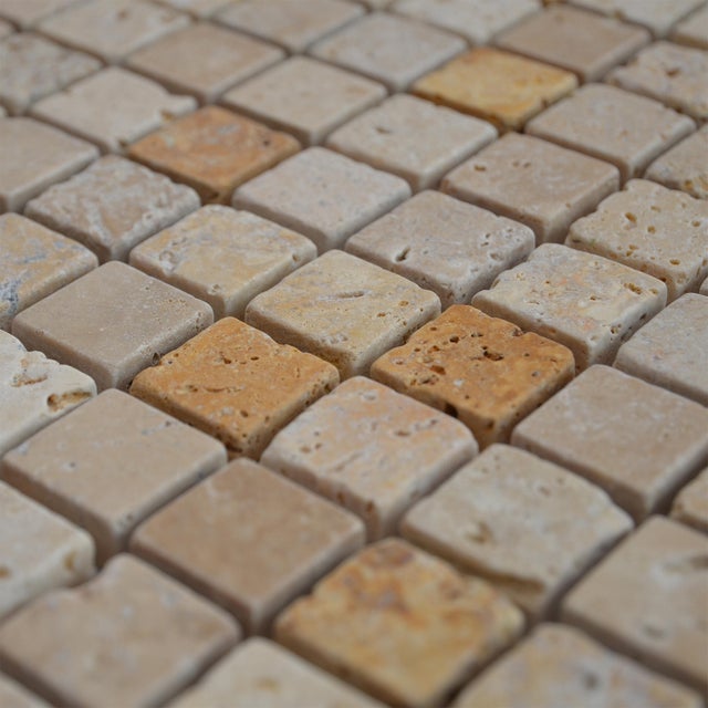 Mosaïque Casa linea travertin beige 2.3X2.3