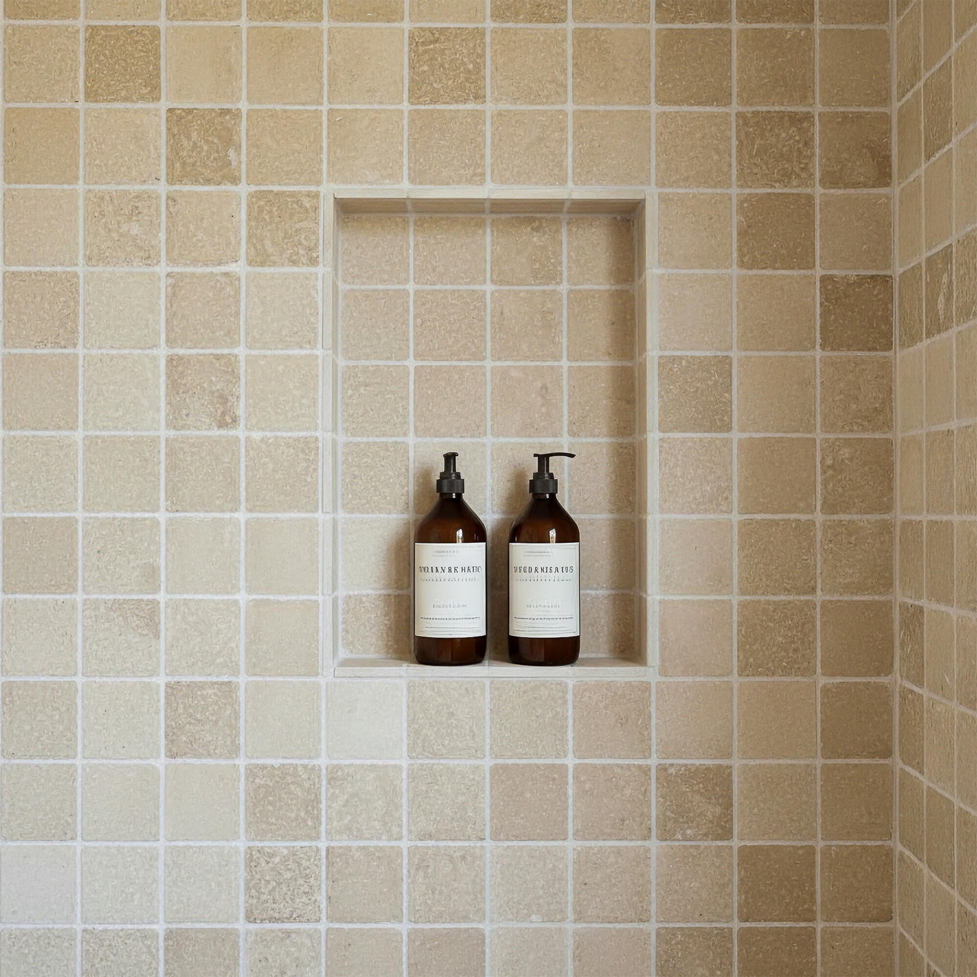 1 plaque de mosaïque Casa linea mosaiques travertin beige 30.5 CASA LINEA - 3