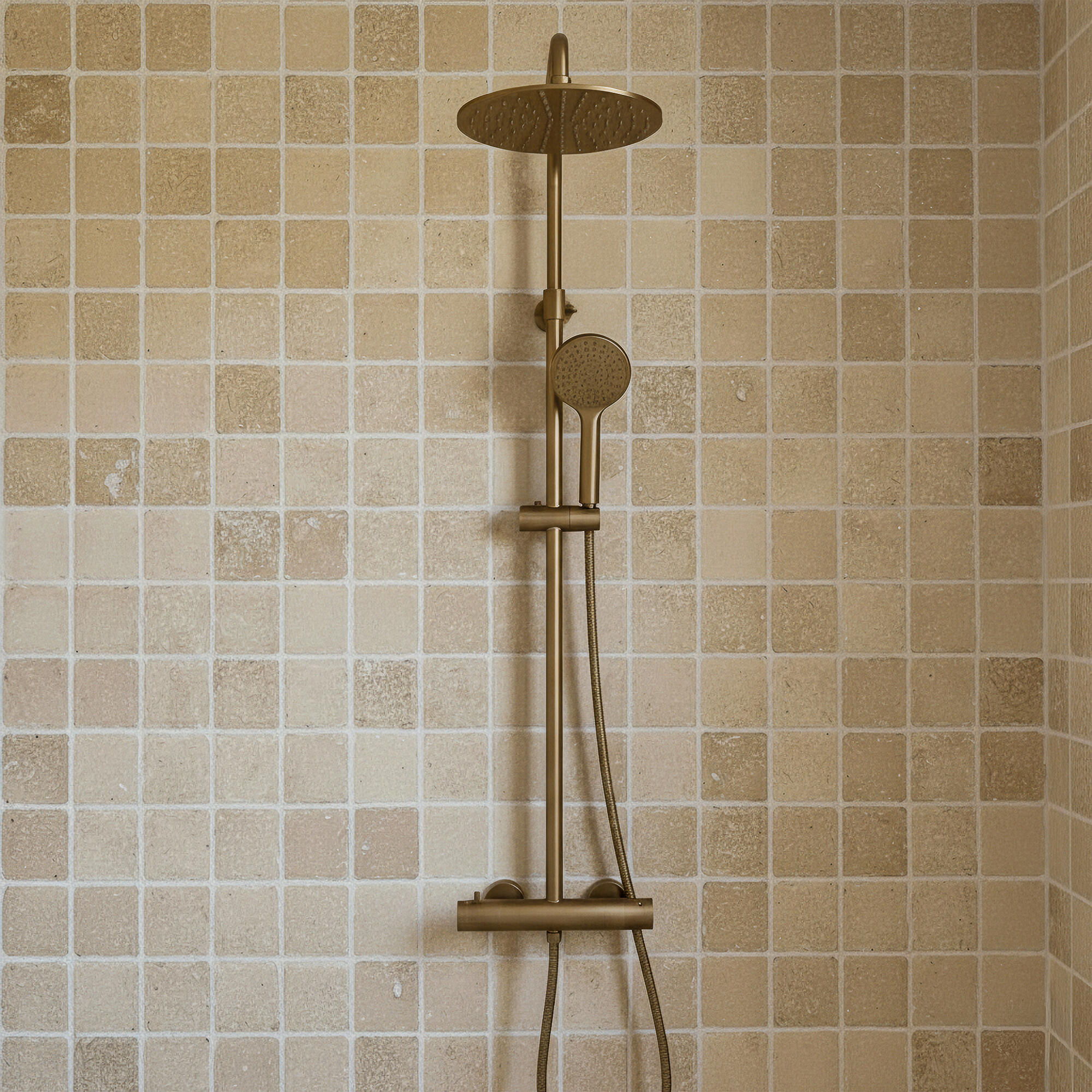 1 plaque de mosaïque Casa linea mosaiques travertin beige 30.5 CASA LINEA - 2