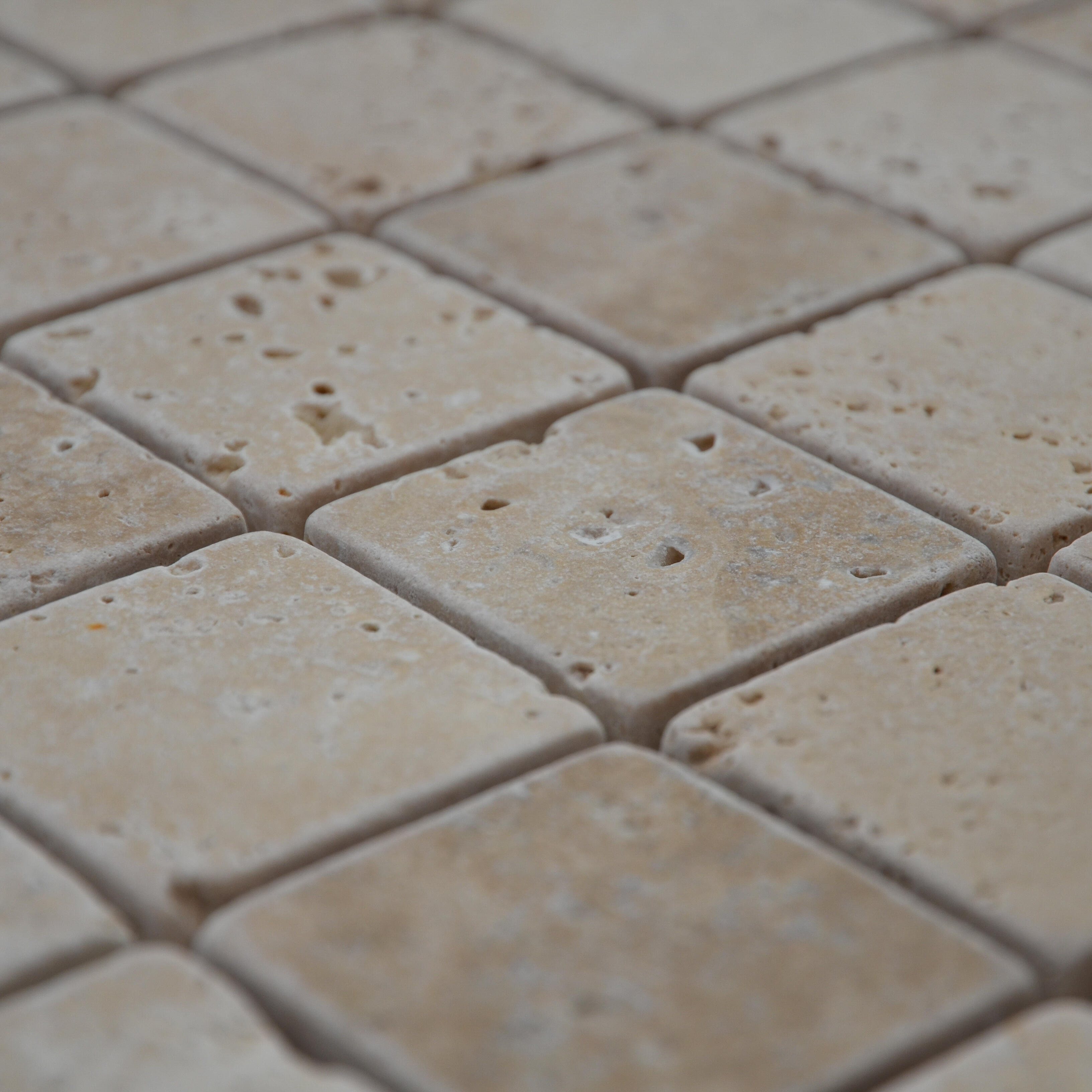 Mosaïque Casa linea travertin beige 4.8X4.8 - 7