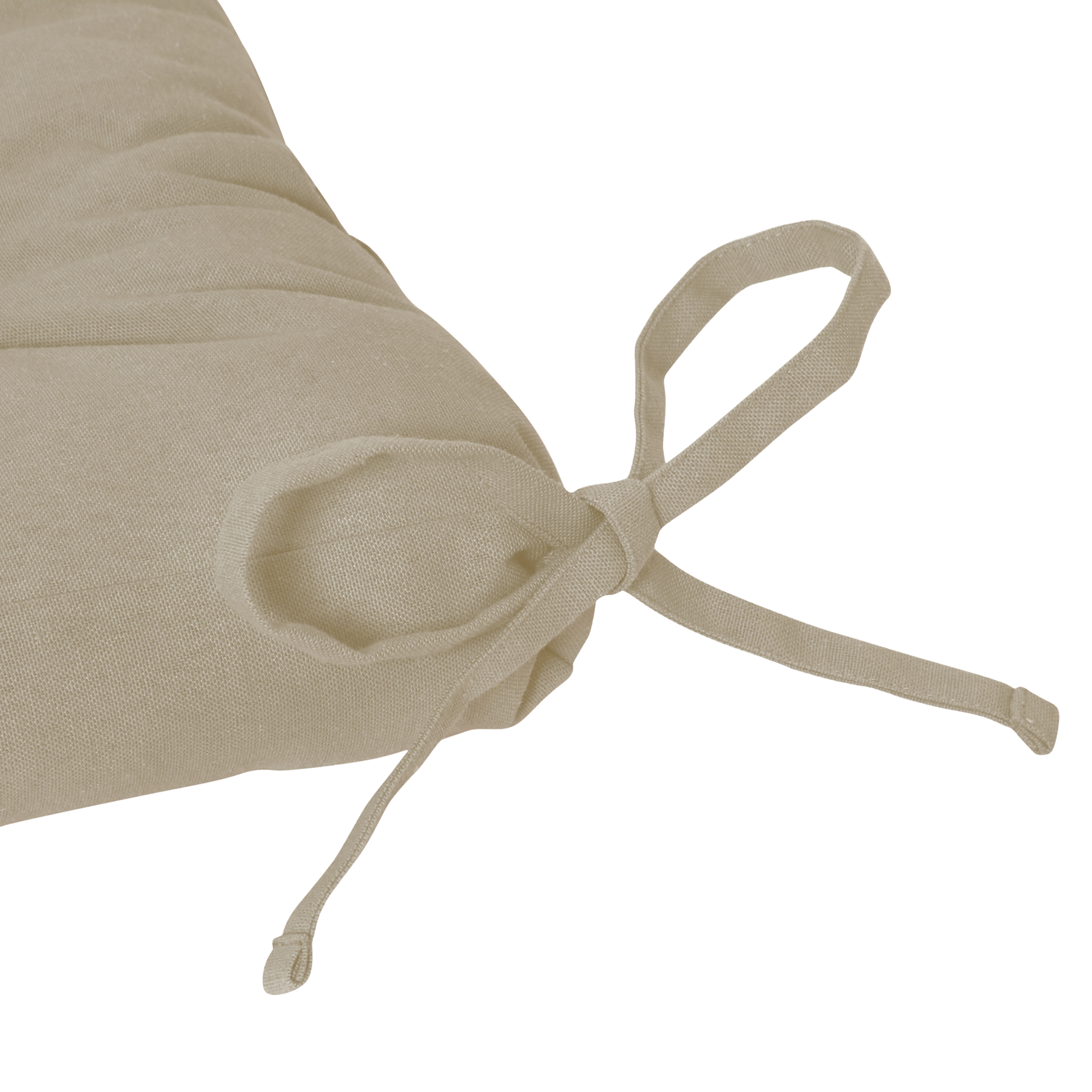 Lot de 4 coussin de chaise New popy, beige, l.38 x L.38 cm INSPIRE - 5