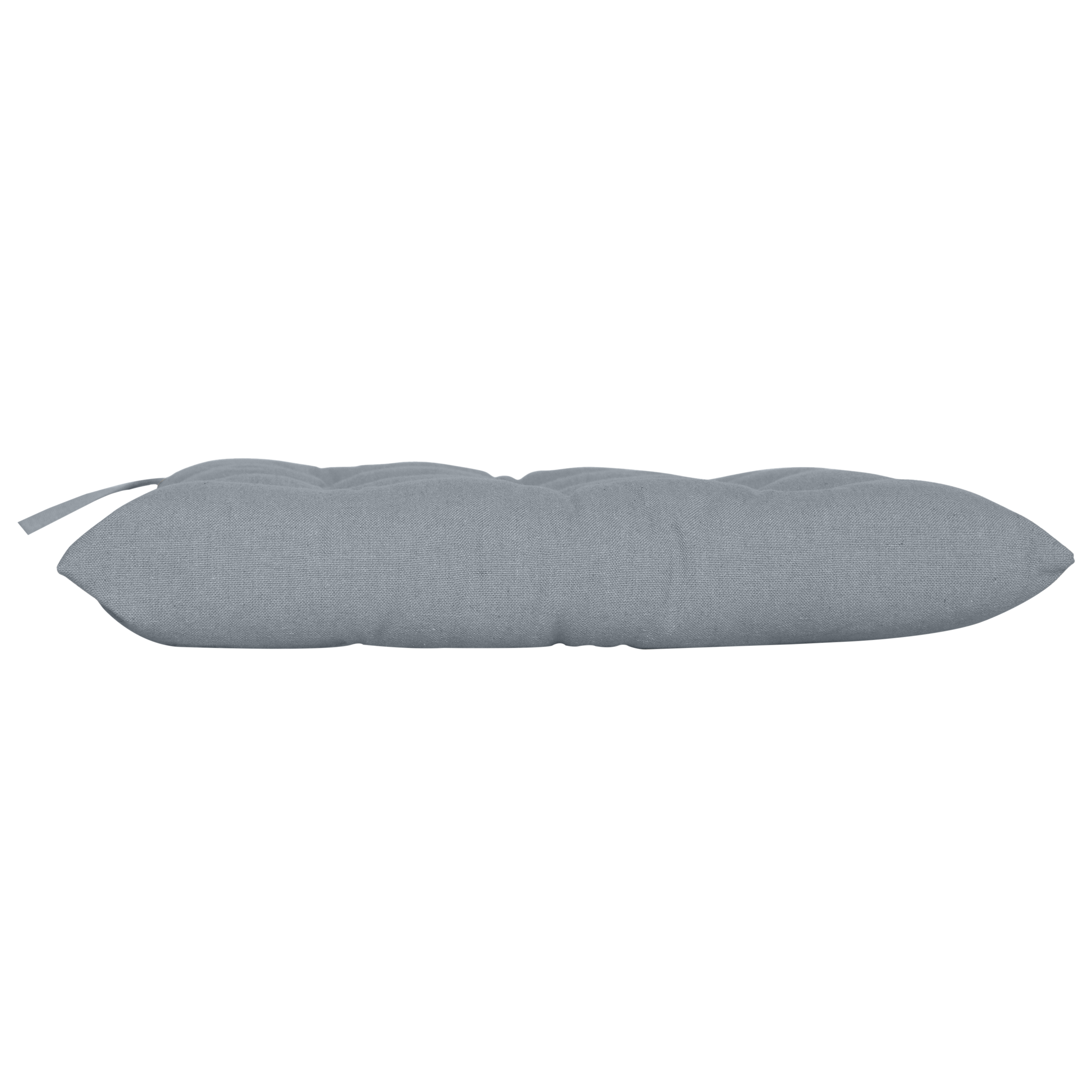 Pack 4 cojines de silla cuadrado New Poppy algodón, poliéster gris granit INSPIRE 38x38x5 cm - 6