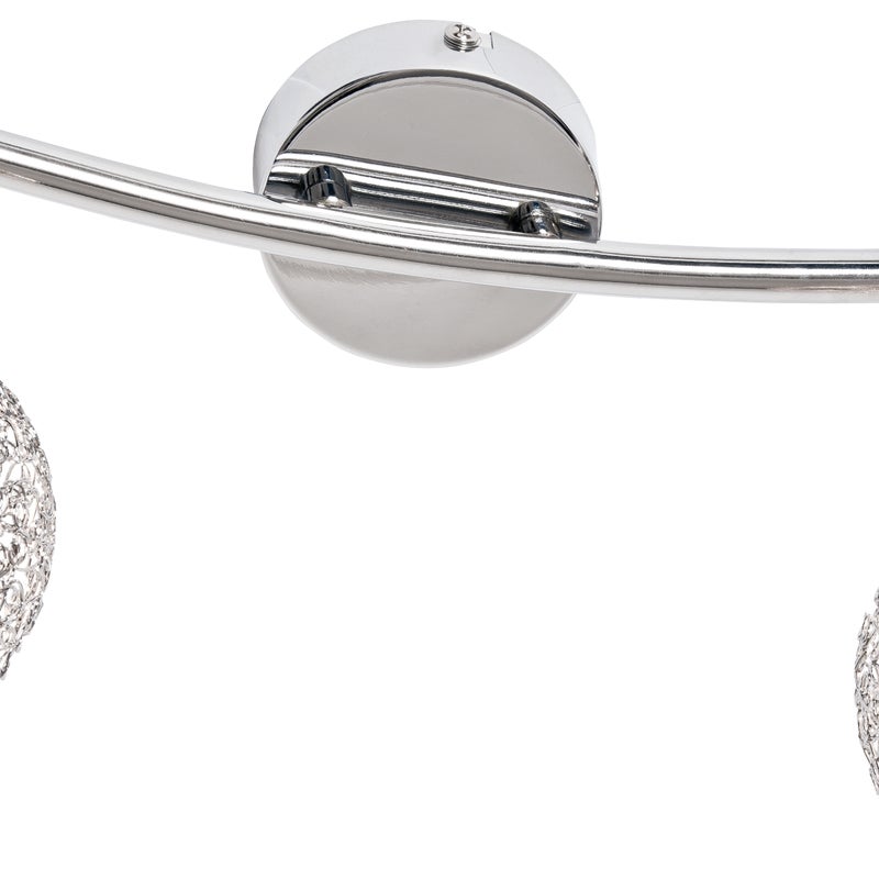 Listwa reflektorowa 2xG9 Mesh chrom REALITY