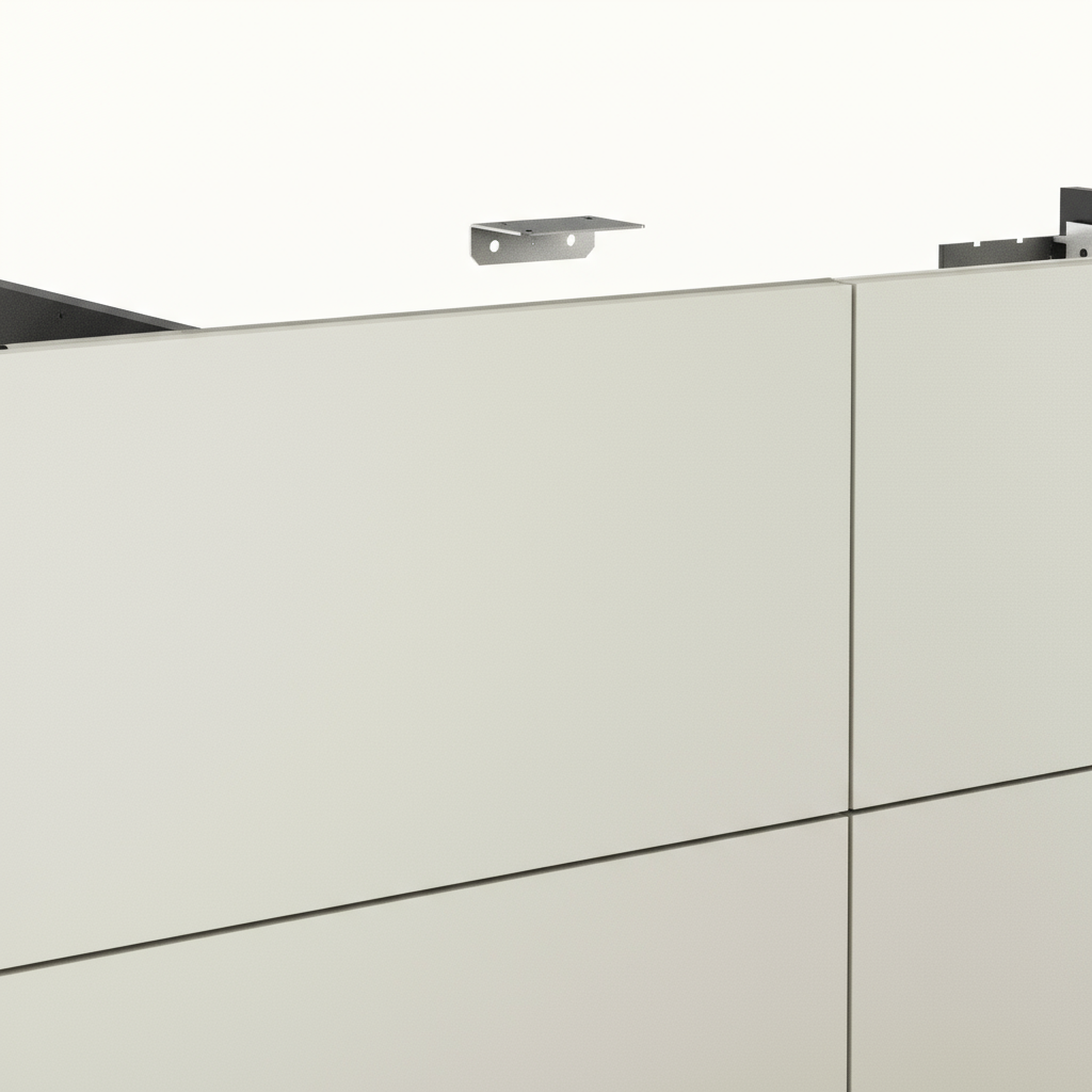 Mobile da bagno sospeso sotto lavabo L 120 x H 64 x P 48 cm grigio opaco SENSEA Neo - 5