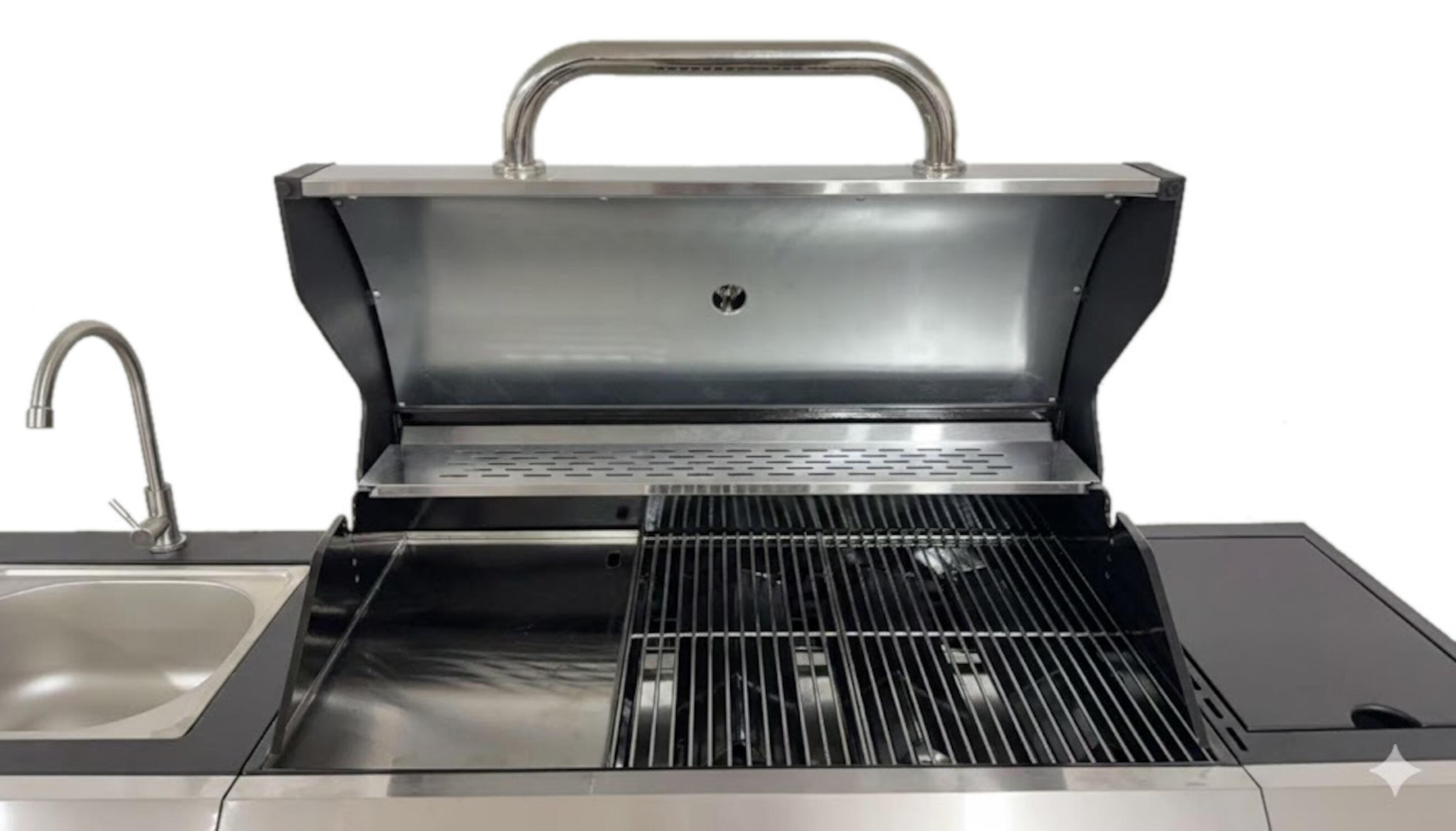 Cucina da esterno Stefy 6 bruciatori L 177 x H 125 x P 56.5 cm - 10