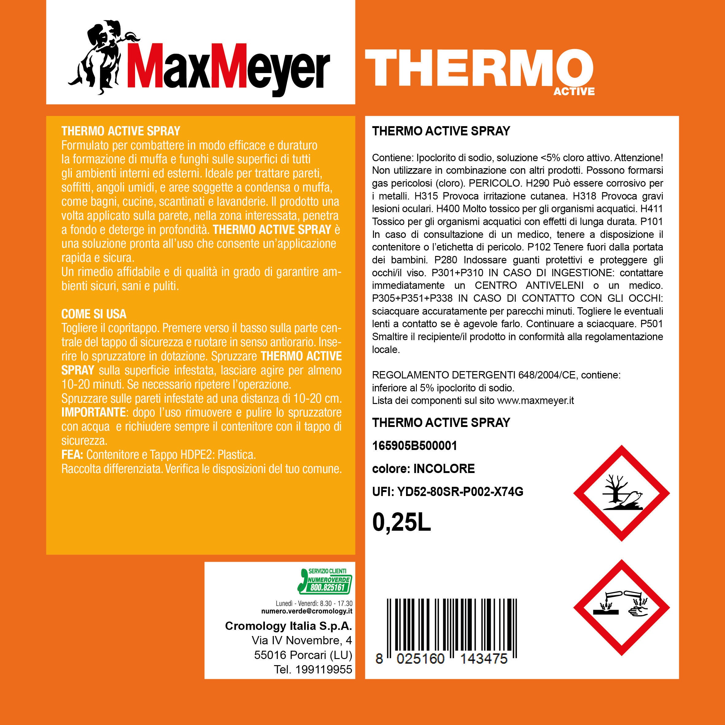 Antimuffa MAXMEYER Thermo Active trasparente spray 0.25 L - 3