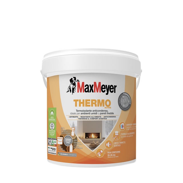 Pittura anticondensa Thermo active aerogel MAXMEYER 4 L Bianco