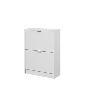 Organisateur de rangement de chaussures - TBEST - Porte-chaussures mural adhésif pliable - Blanc