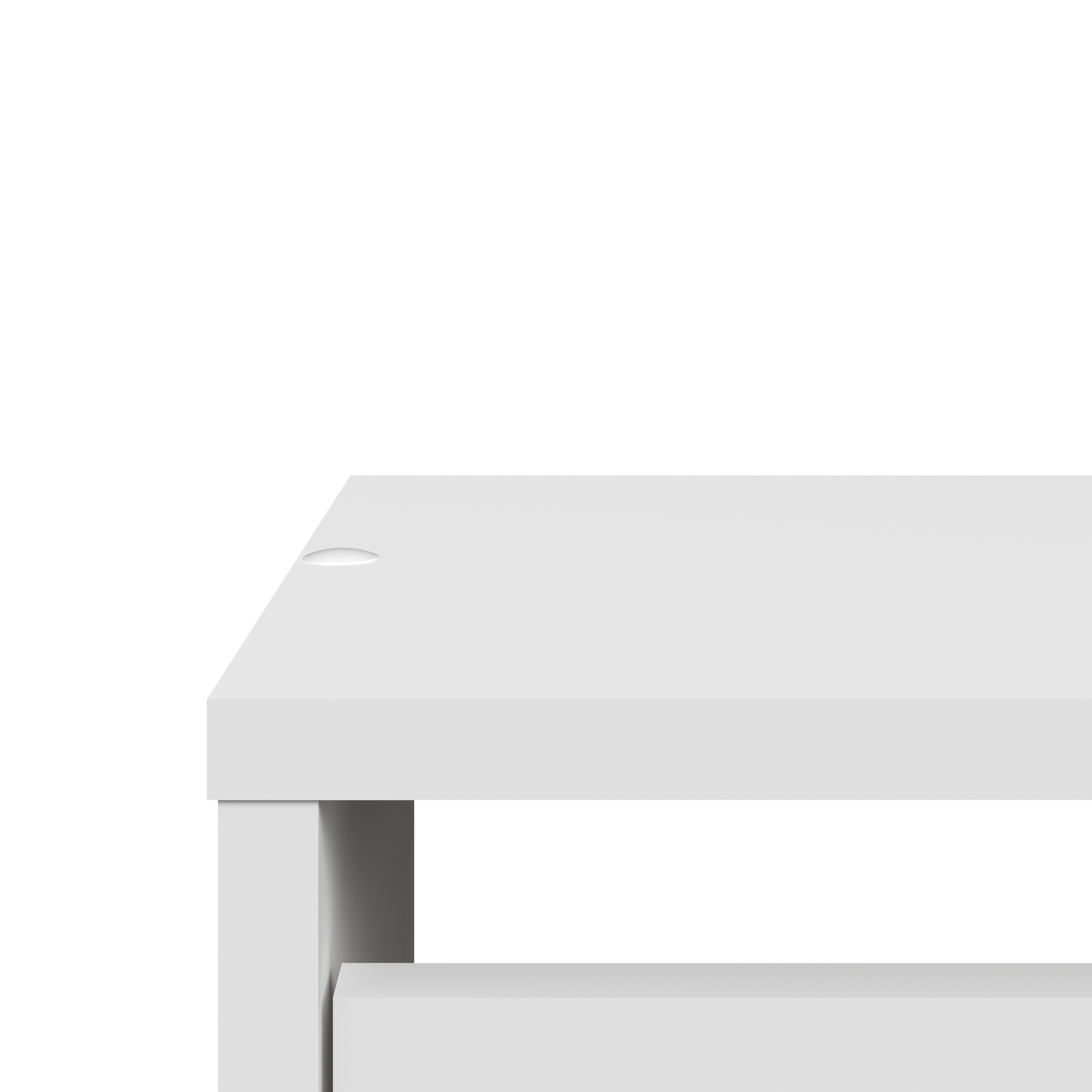Scarpiera 3 ante apertura a ribalta, doppia profondità L 60.1 x H 112.5 x P 24.9 cm 15 paia, bianco - 9
