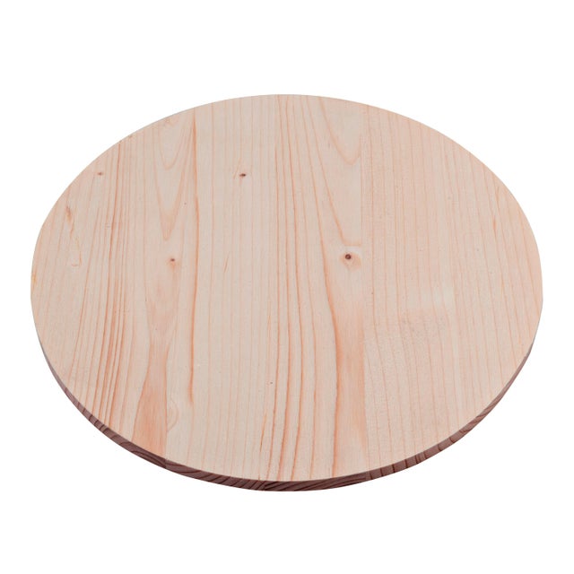 Tavola in abete grezzo 7 mm Ø 250 mm