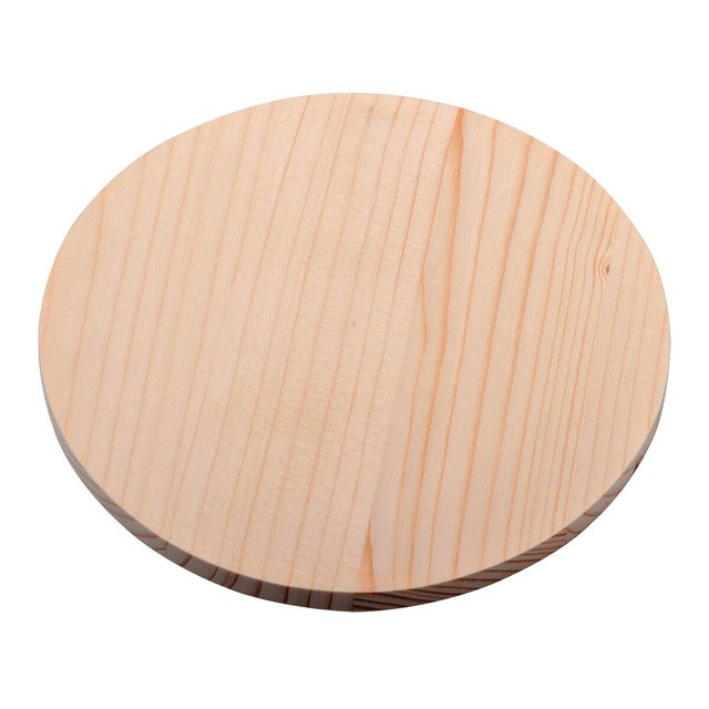 Tavola in abete grezzo 7 mm Ø 150 mm