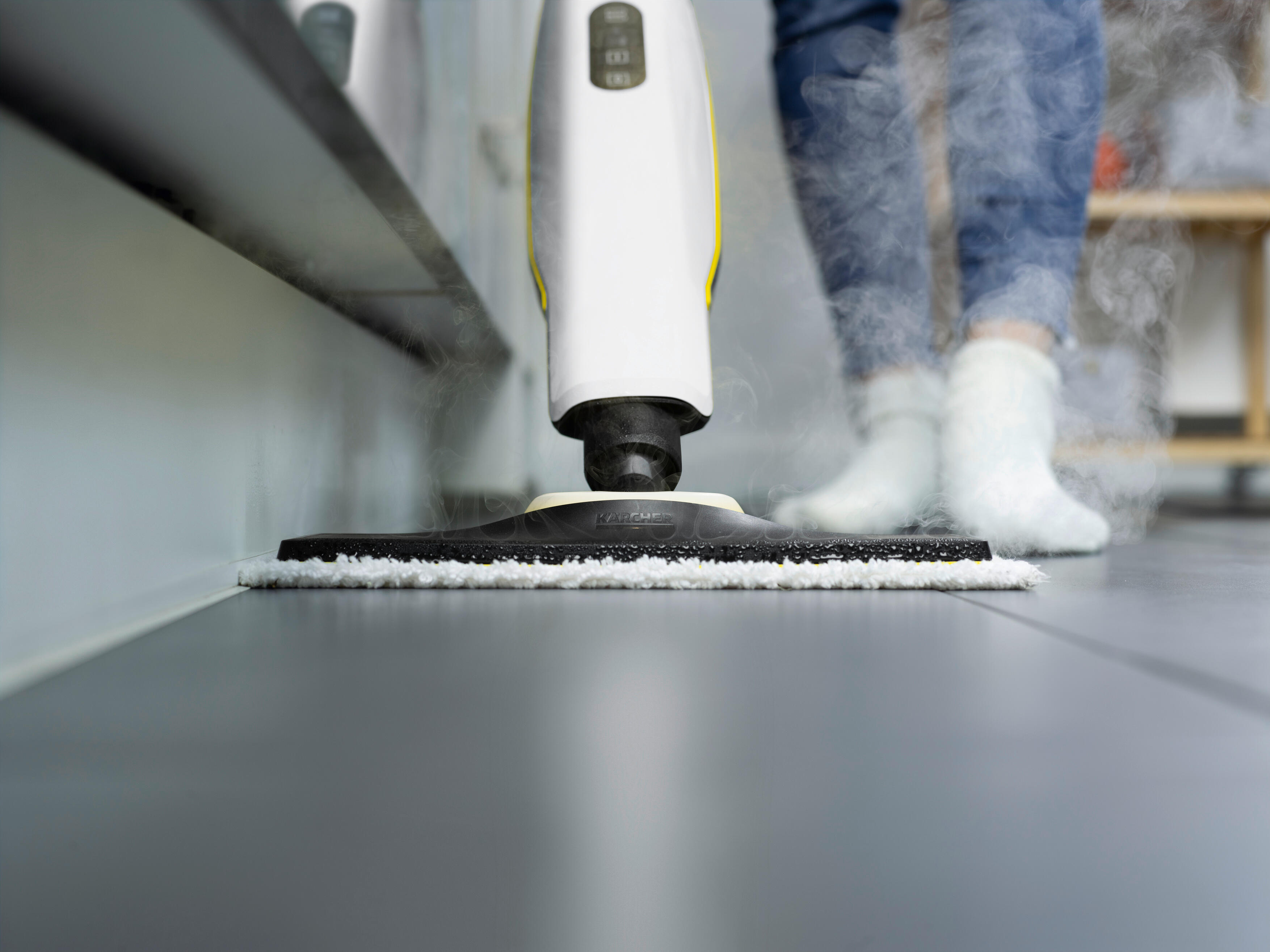 Balai vapeur blanc KARCHER SC3 UPRIGHT EASYFIX, 1600 W - 7