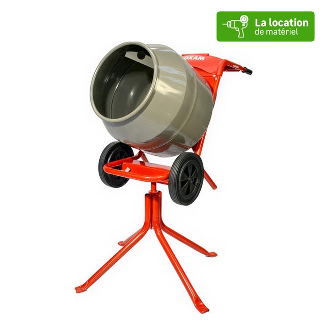 Location de bétonnière démontable 100 L, LOXAM