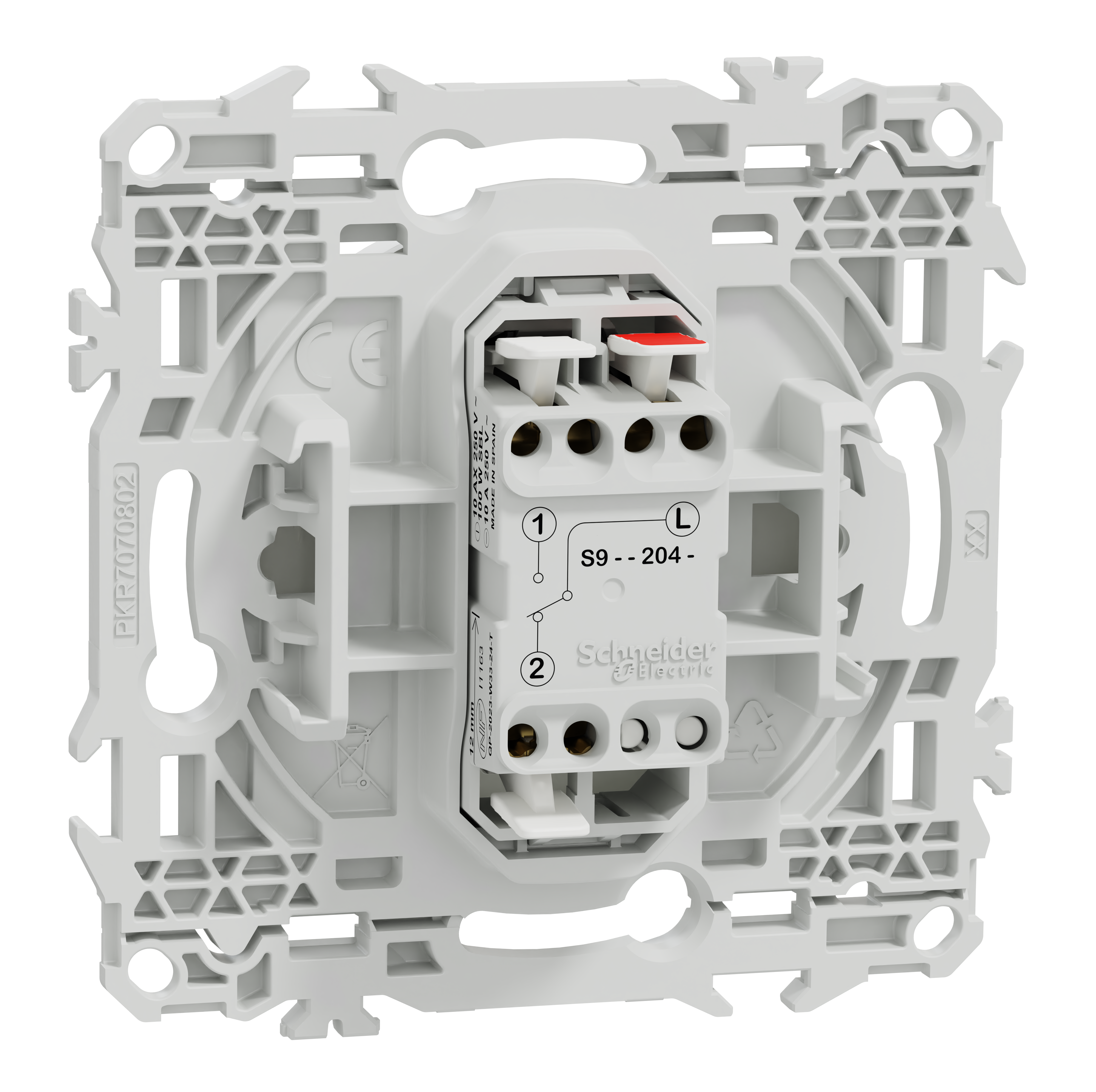 Lot de 10 interrupteurs va-et-vient ou poussoir Odace, SCHNEIDER ELECTRIC, blanc - 7