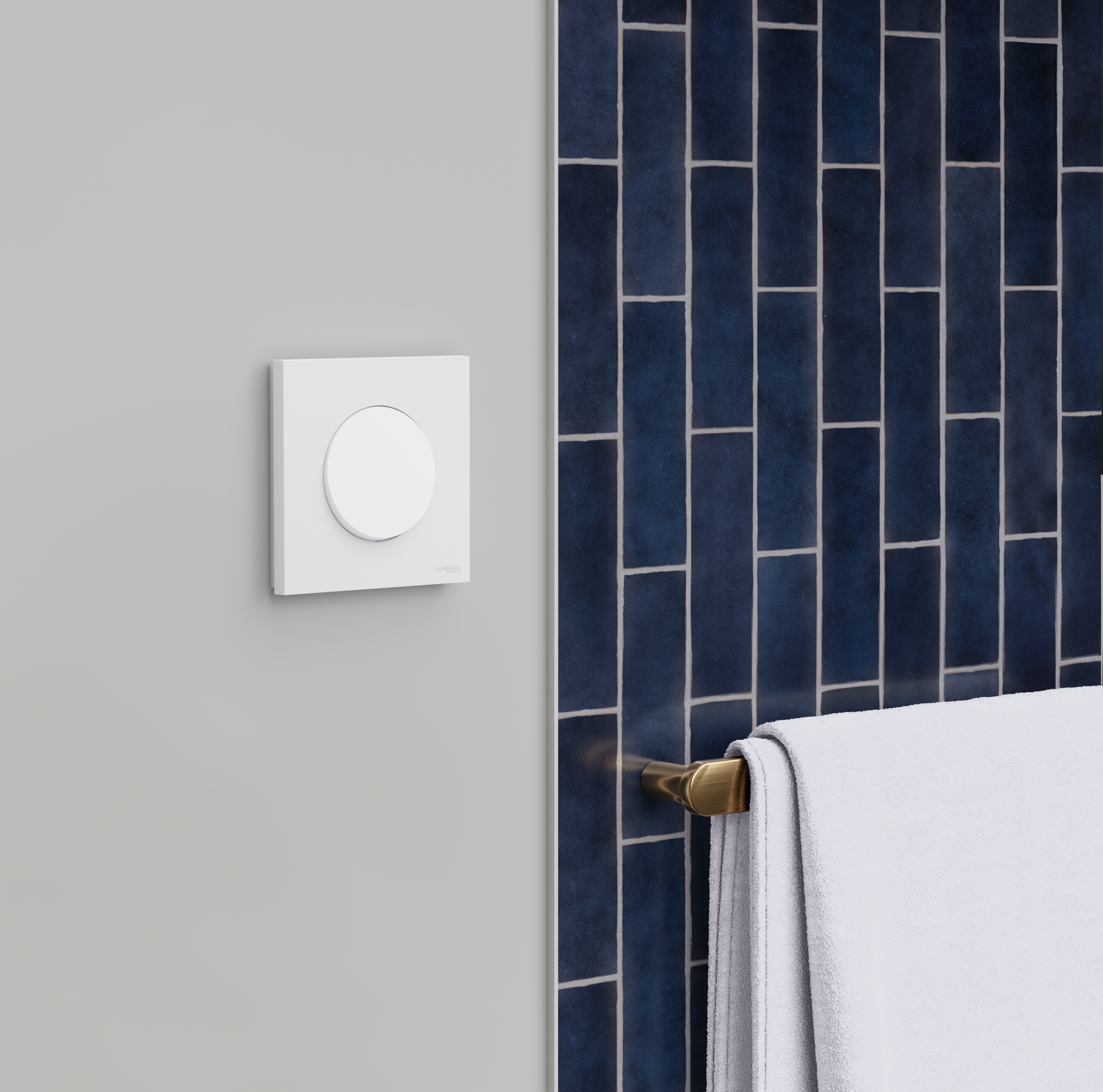 Lot de 10 interrupteurs va-et-vient ou poussoir Odace, SCHNEIDER ELECTRIC, blanc - 3