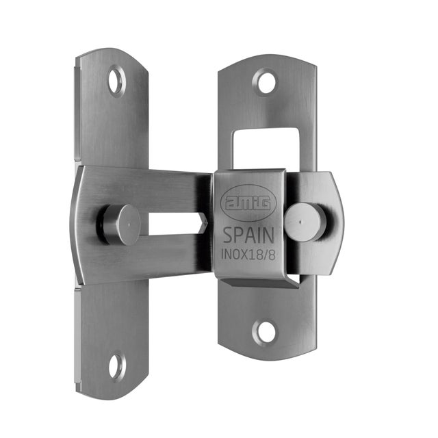 ALDABILLA ACERO INOX 75MM PARA PUERTA CORREDERA A PARED