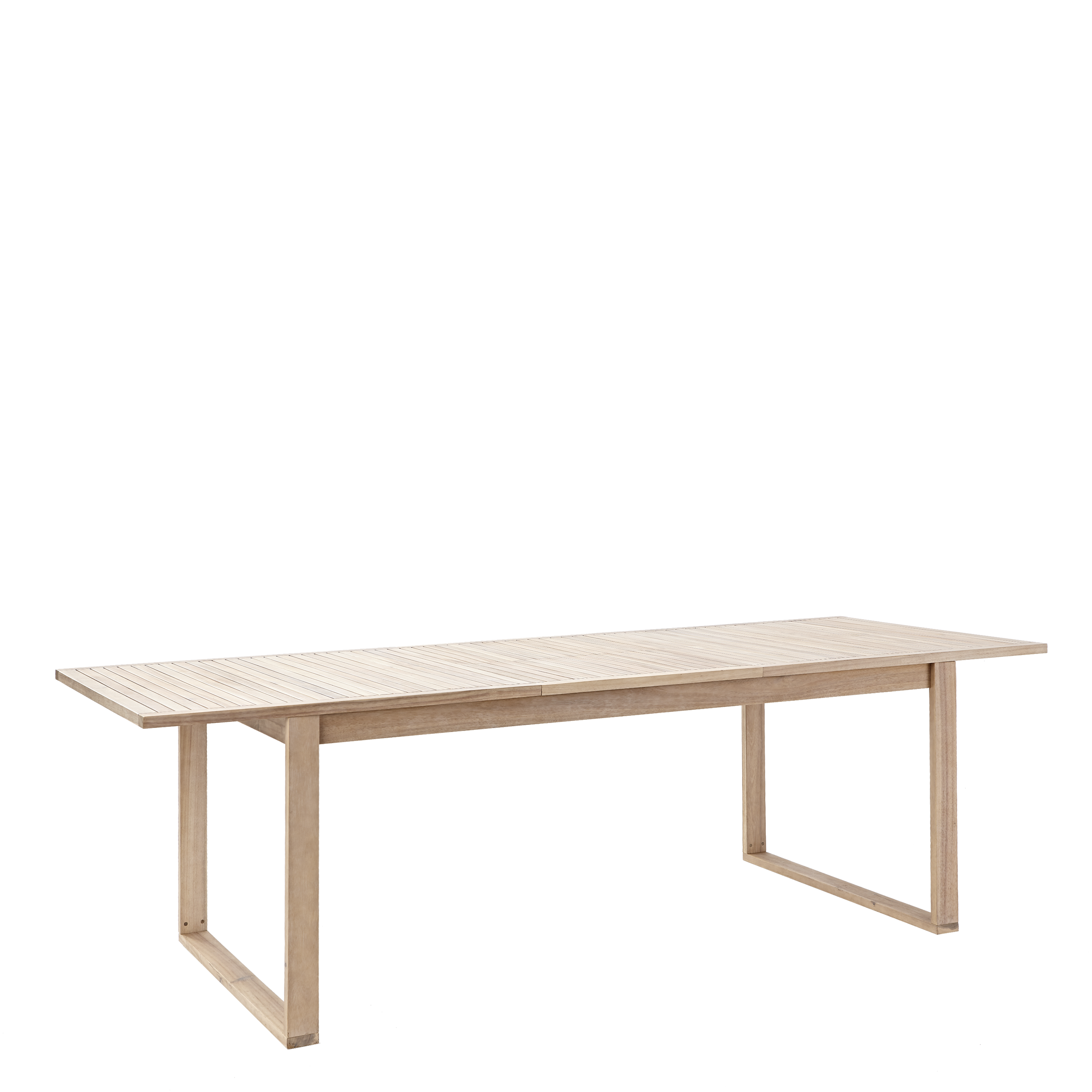 Set tavolo e sedie Solaris NATERIAL in acacia marrone per 6 persone - 5