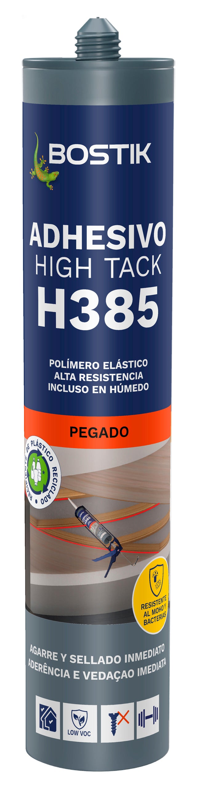 ADHESIVO DE MONTAJE Y SELLADO HIGH TACK 290ML BLANCO