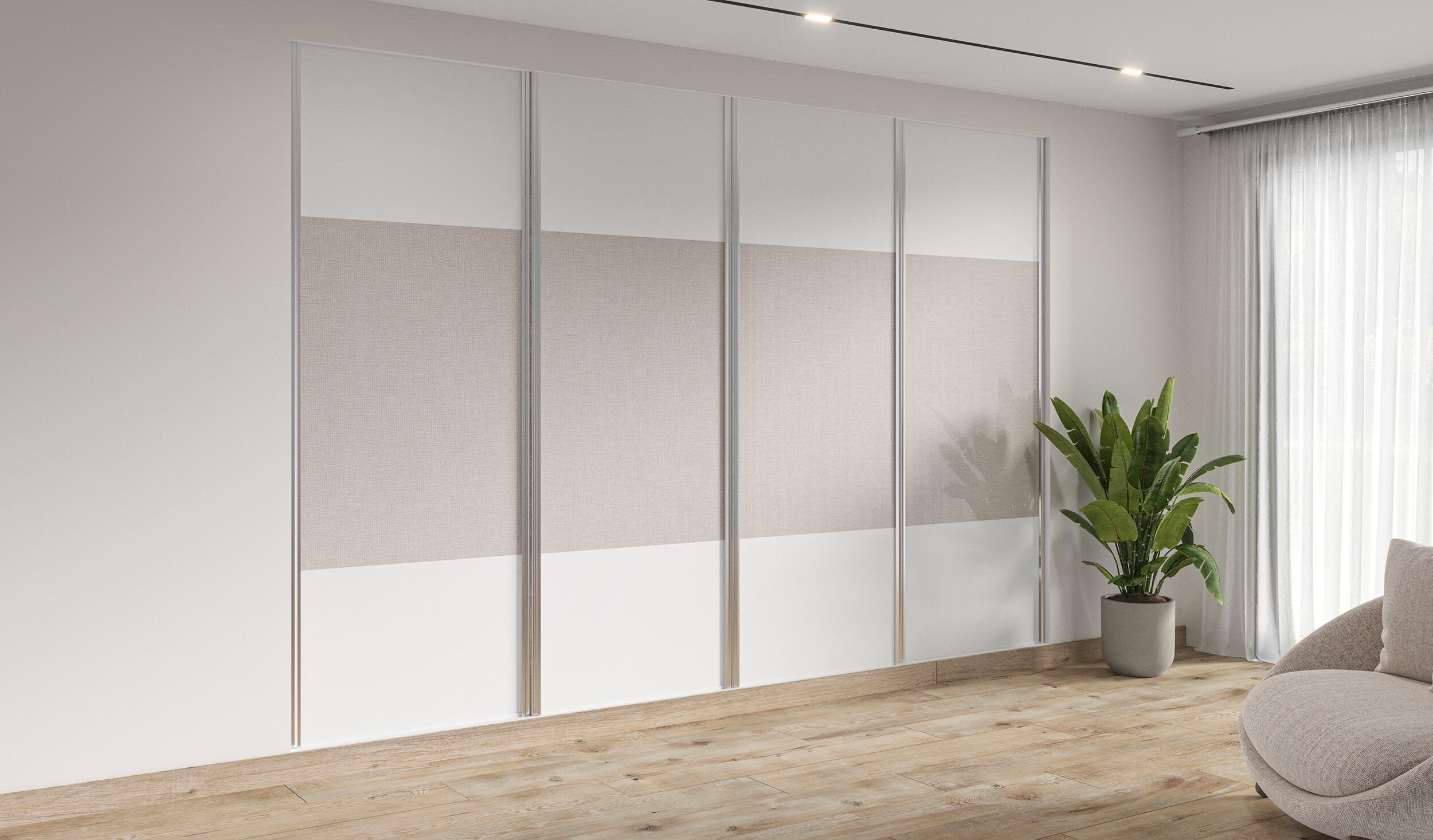 PANEL PUERTA ARMARIO BLANCO PURO 76,8 X 97,4 X 1 CM - 3