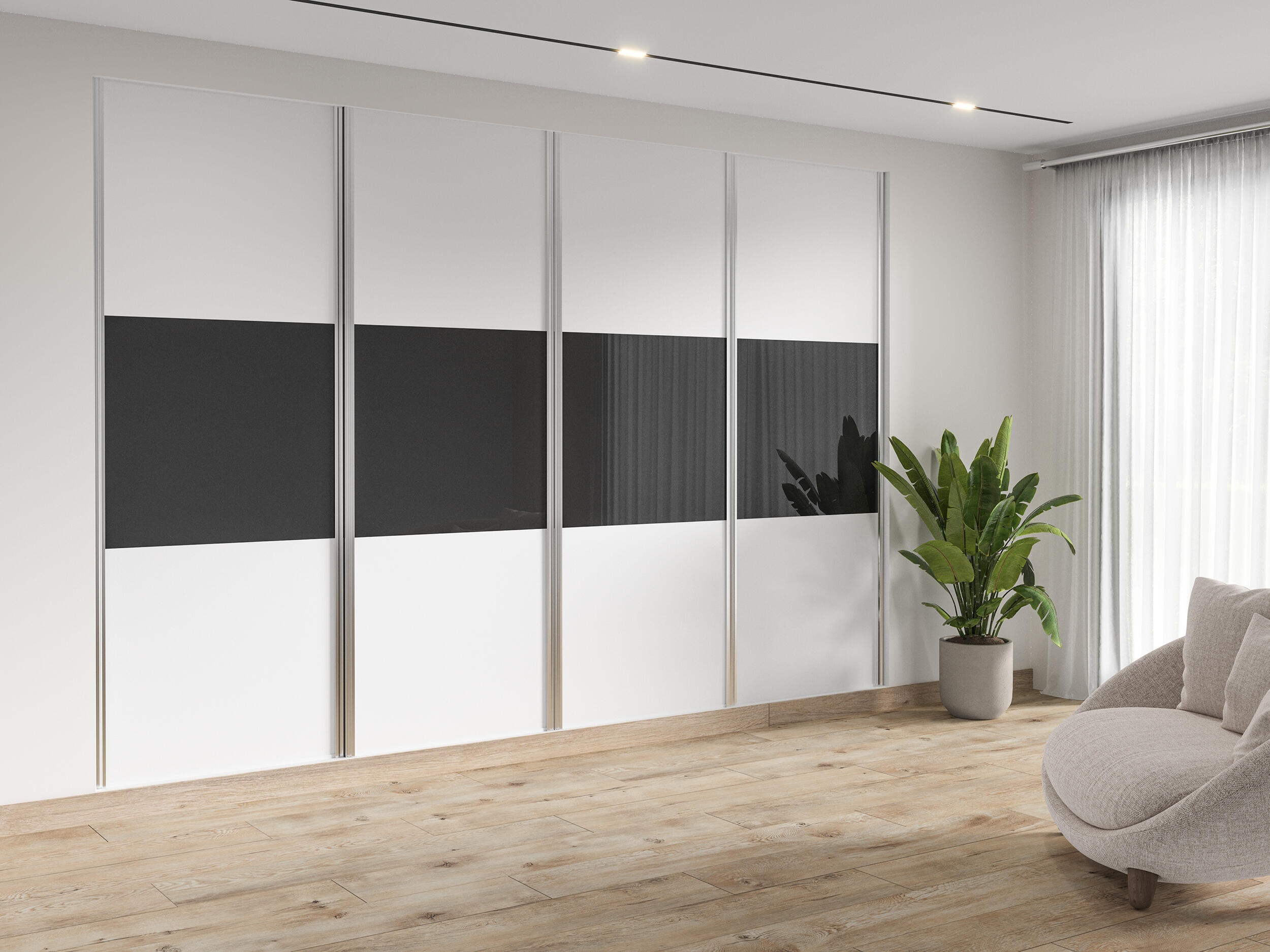 PANEL PUERTA ARMARIO BLANCO 76,8 X 97,4 X 1 CM - 3