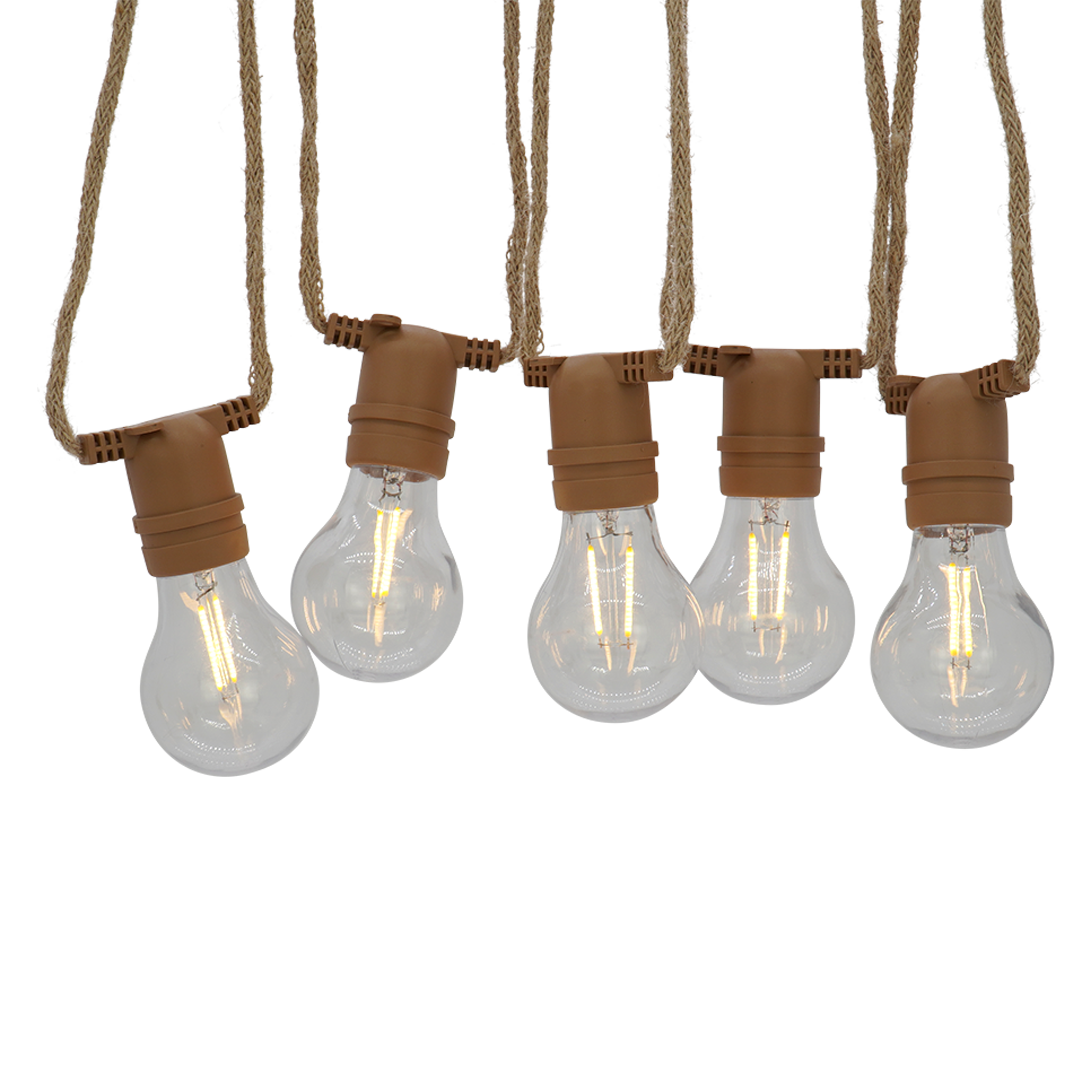 Girlanda ogrodowa Minta LED z pilotem 10x44 lm ciepła barwa 5 m IP44 brązowa Inspire - 9