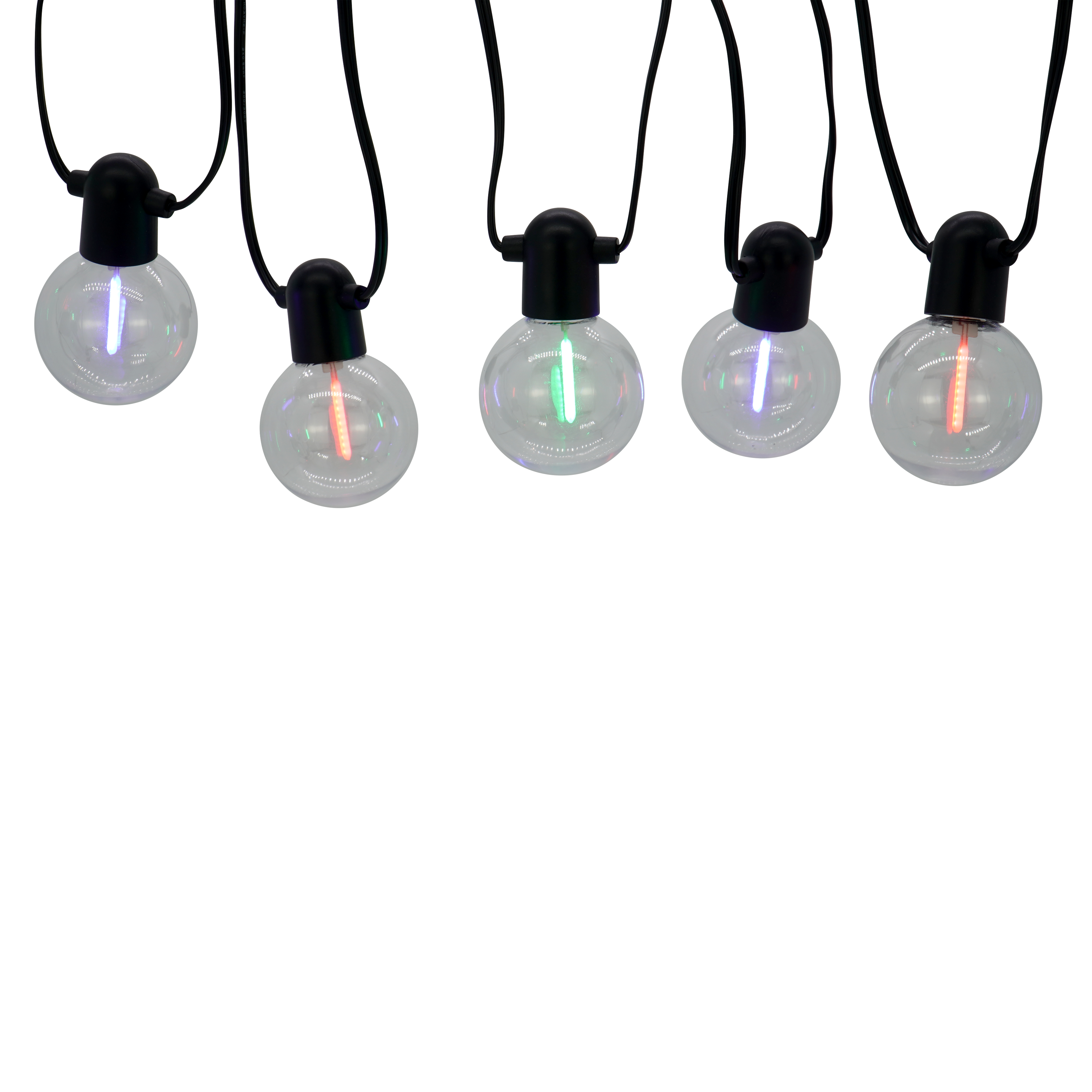 Girlanda ogrodowa Stelina LED RGBW z pilotem 10x33 lm 10 m czarna IP44 Inspire