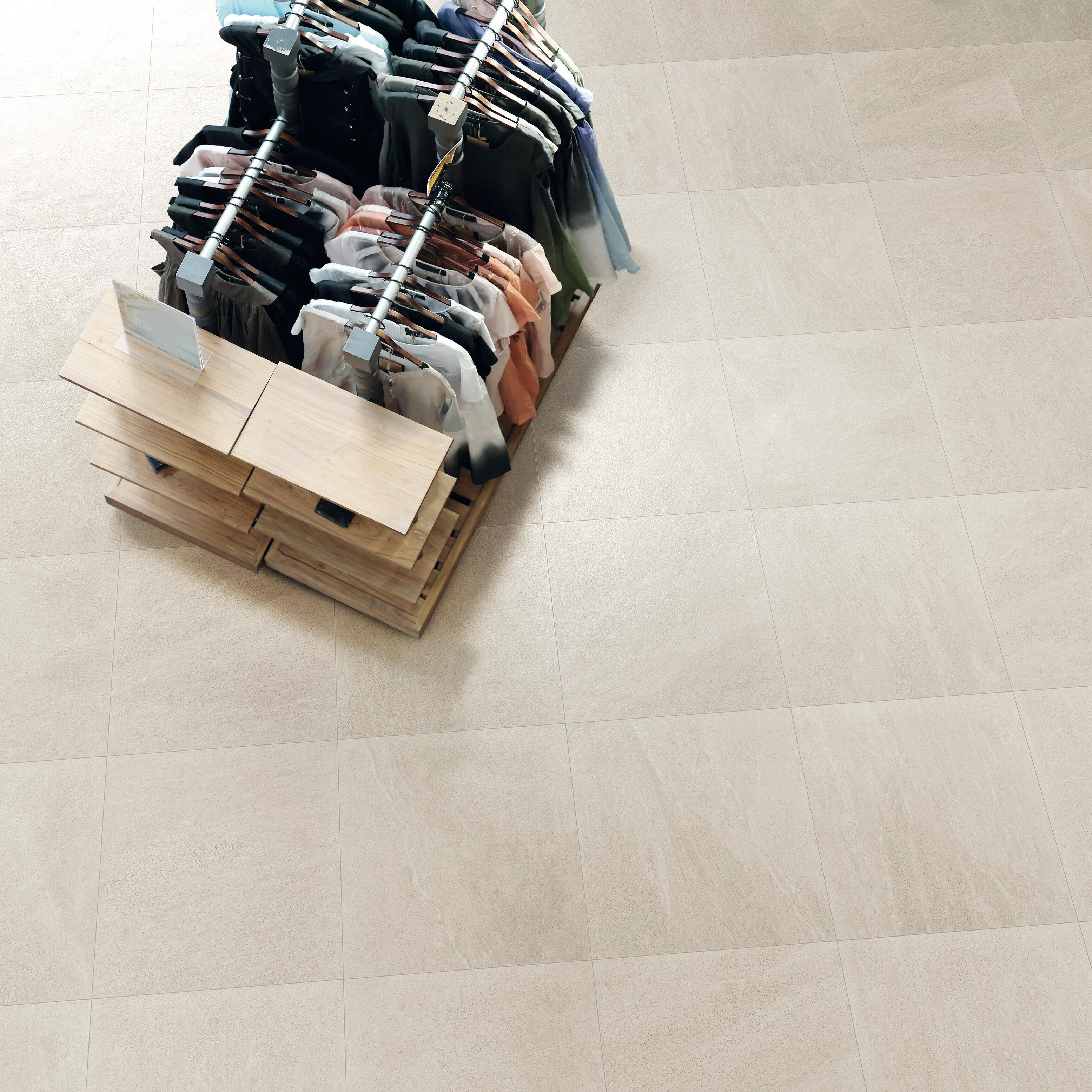 Carrelage sol intérieur effet pierre beige Milano l.60 x L.60 cm 1,08M2 - 2