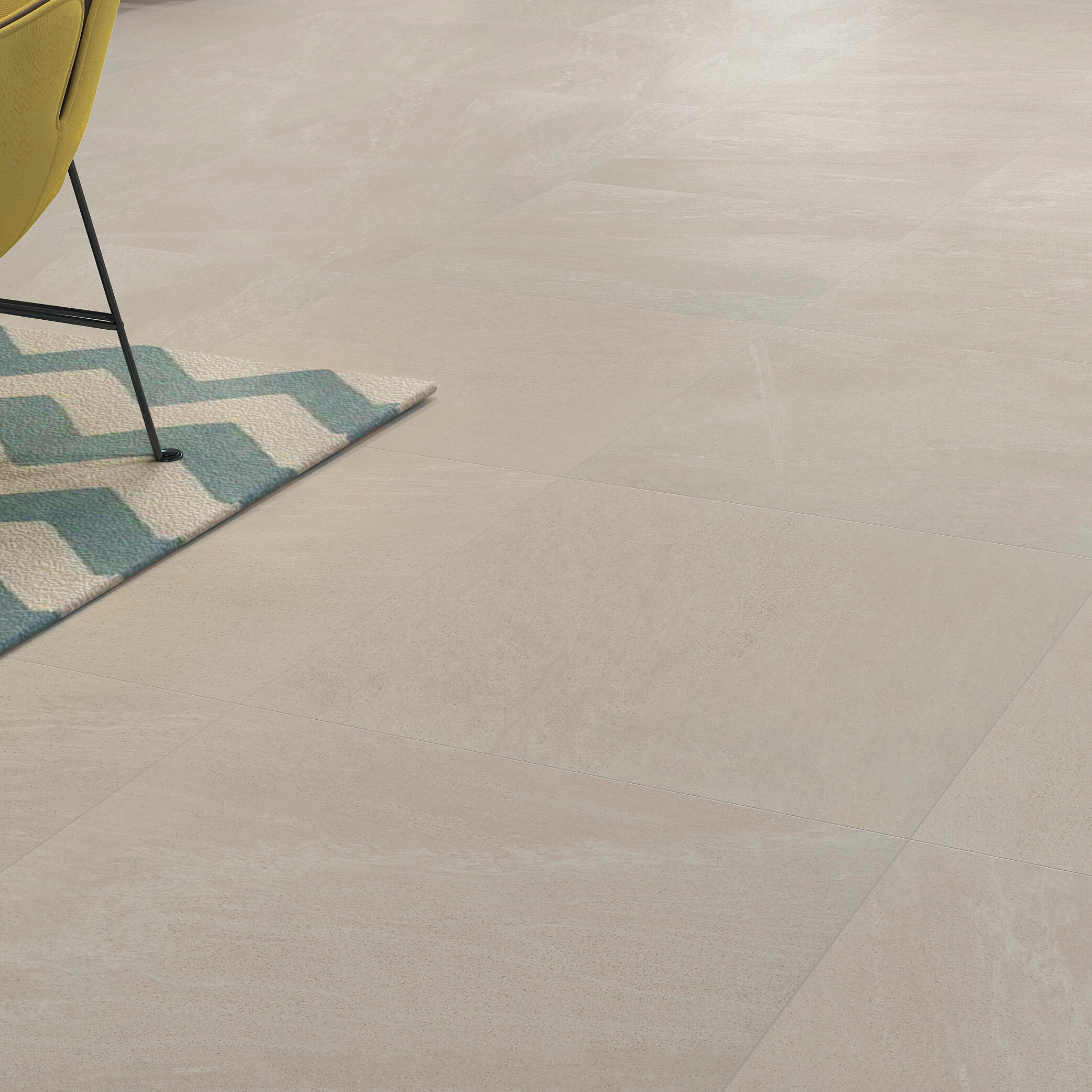 Carrelage sol intérieur effet pierre beige Milano l.60 x L.60 cm 1,08M2 - 9
