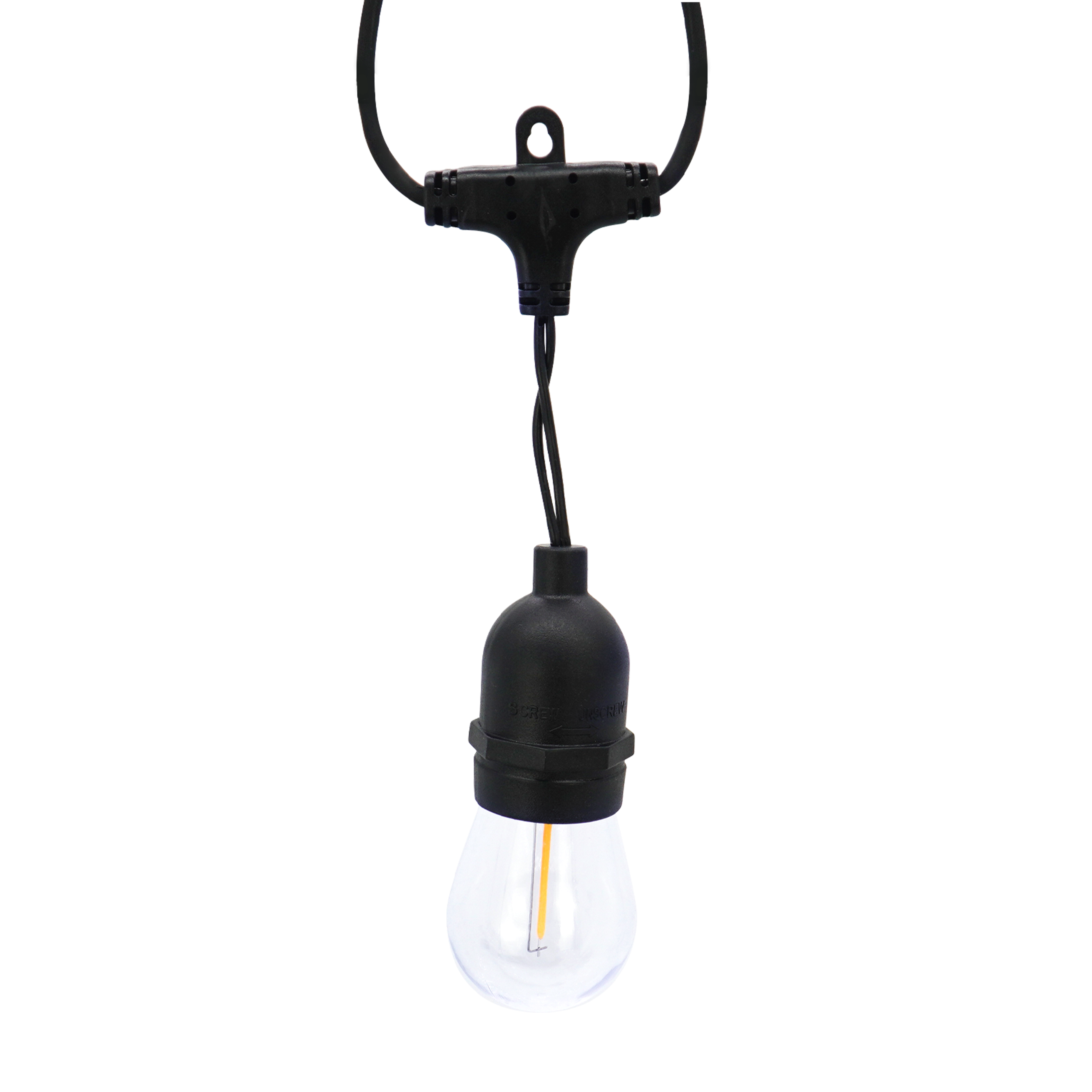 Girlanda Glen Clear czarna IP44 10 x LED Inspire - 11