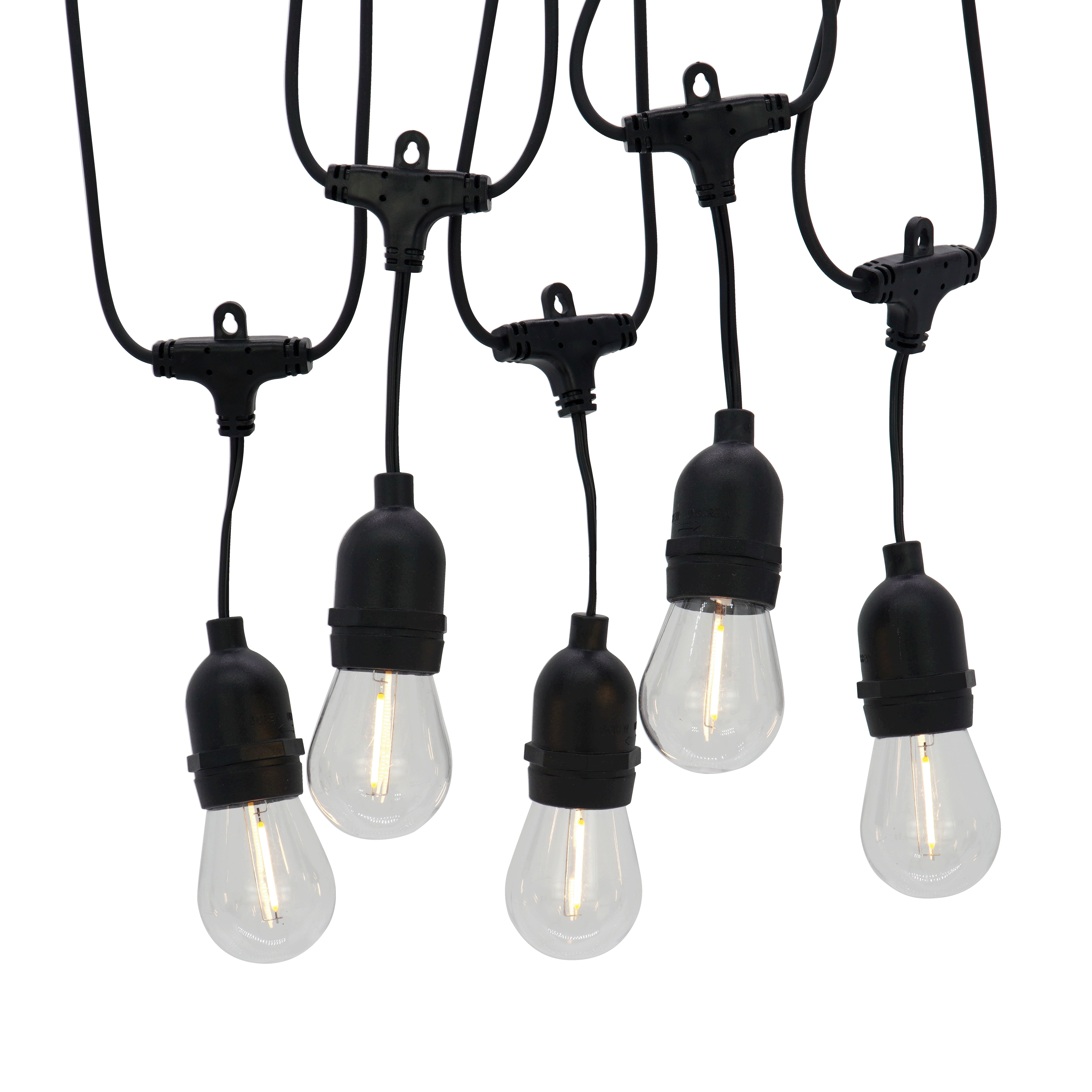 Girlanda solarna Vespera 10xLEDx170 lm 8m czarna IP54 Inspire