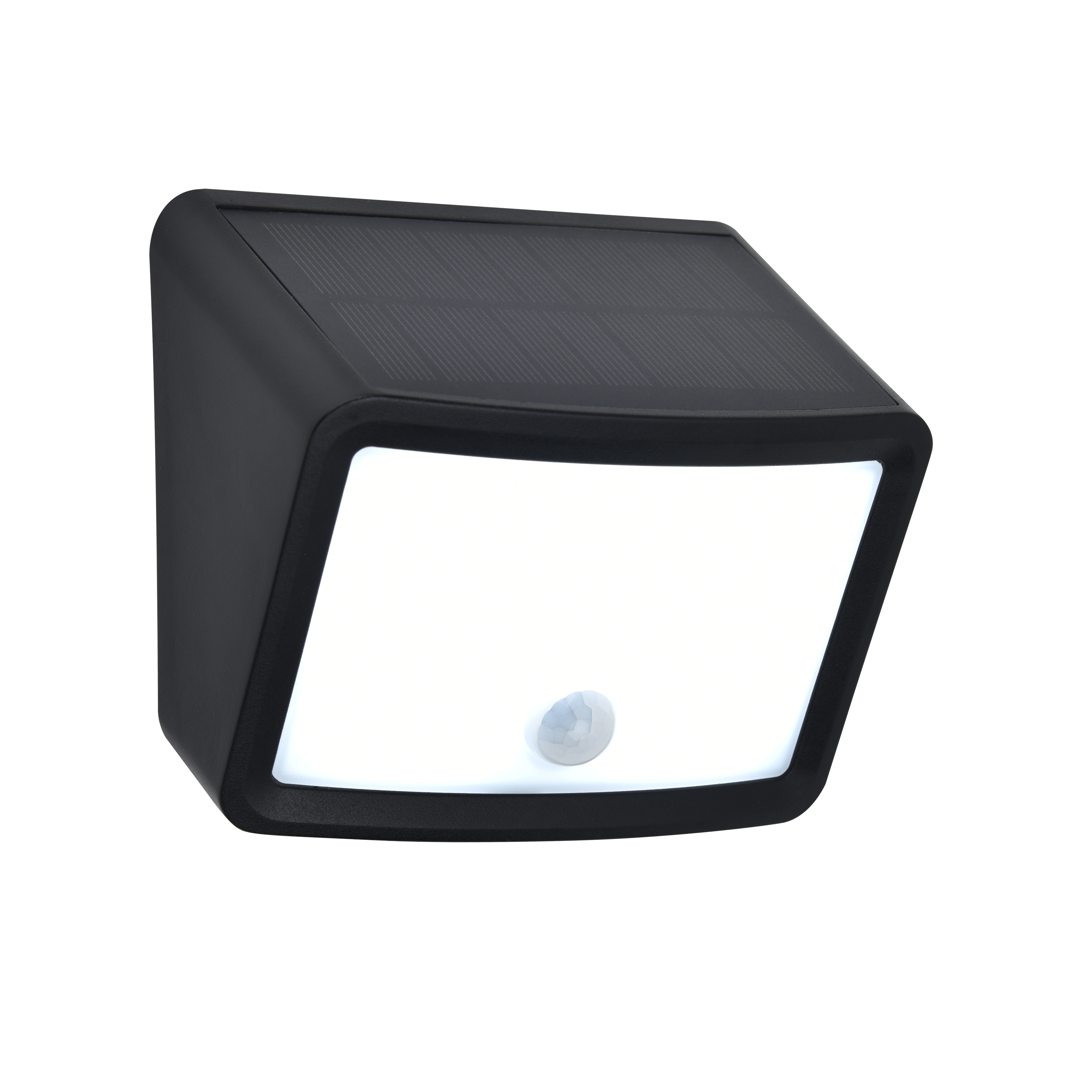 Candeeiro de parede solar 1000lm IP54 13x12 cm preto Inspire - 2