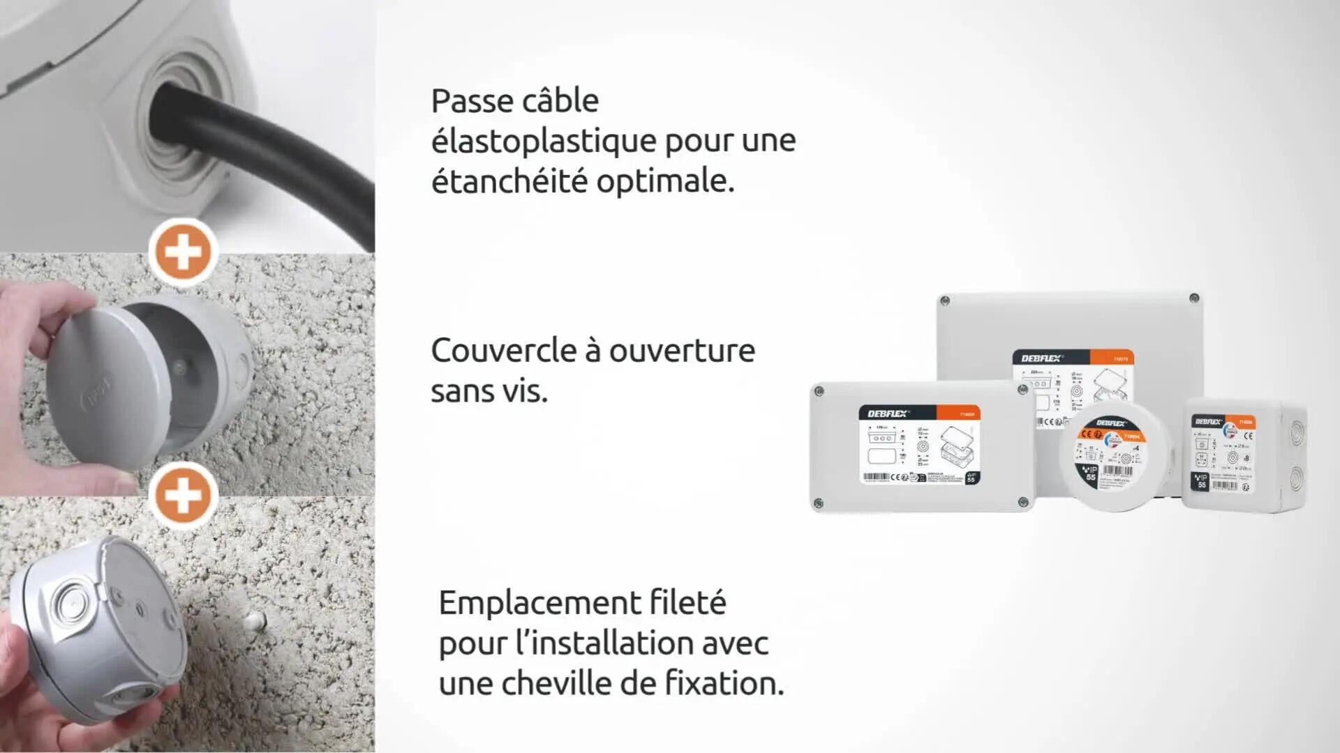 Boîtier de connexion étanche DEBFLEX - 3
