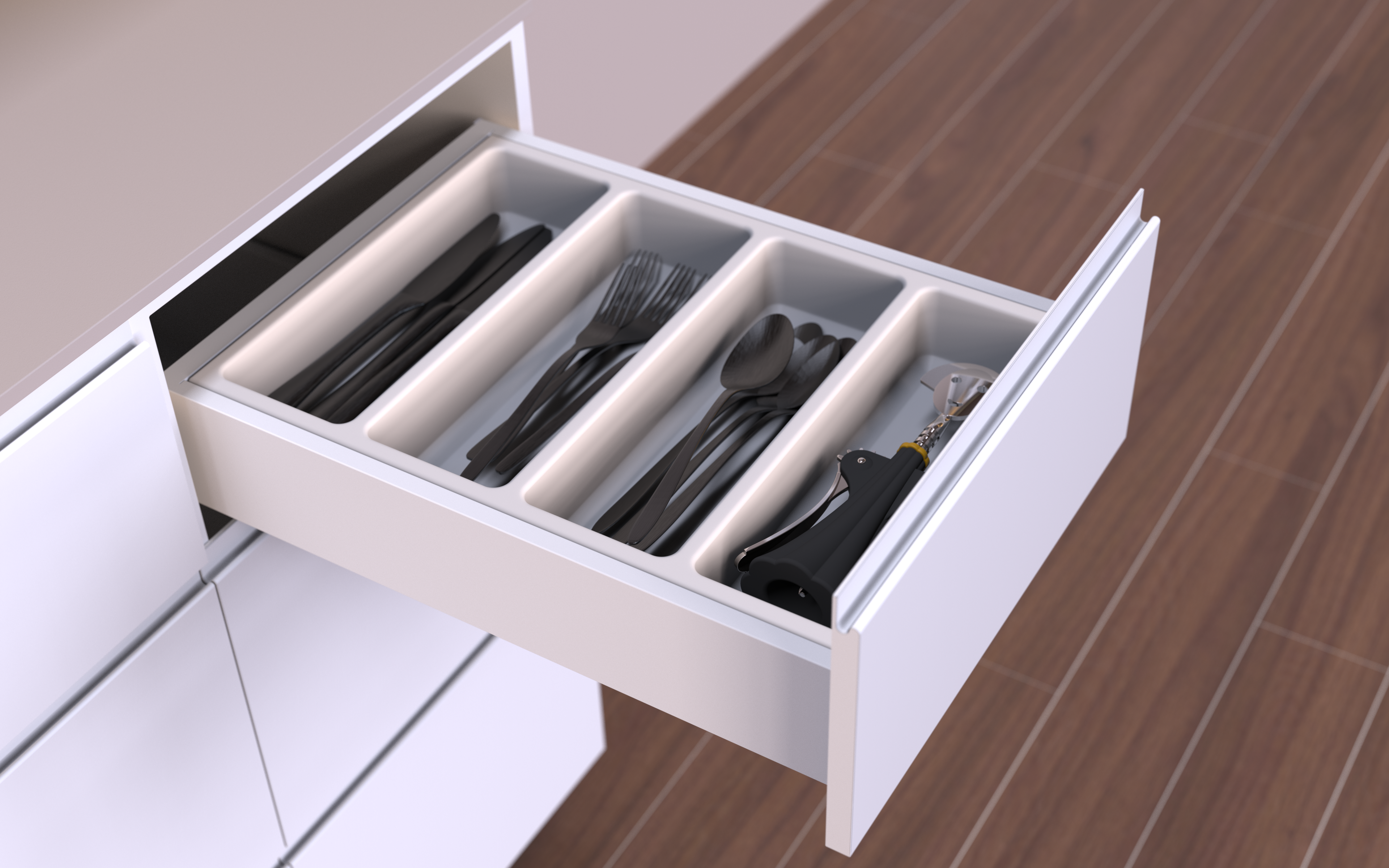 KIT INTERIOR CAJÓN AUTOCIERRE 40 CM - 3