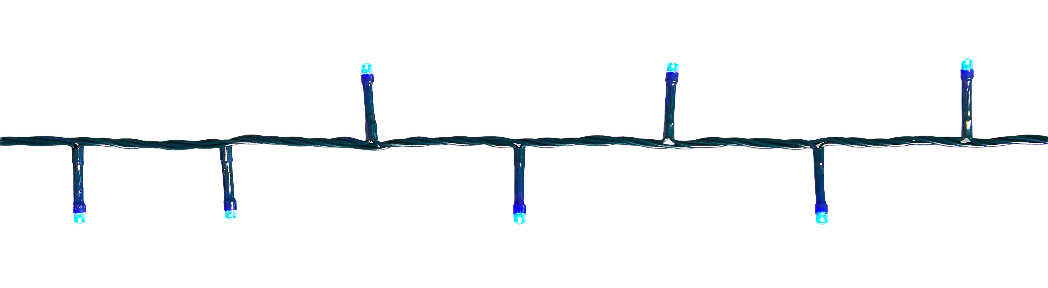 Lampki choinkowe zewnętrzne 200 LED efekt flash, dodatkowe gniazdo, niebieskie EUROHIT - 4