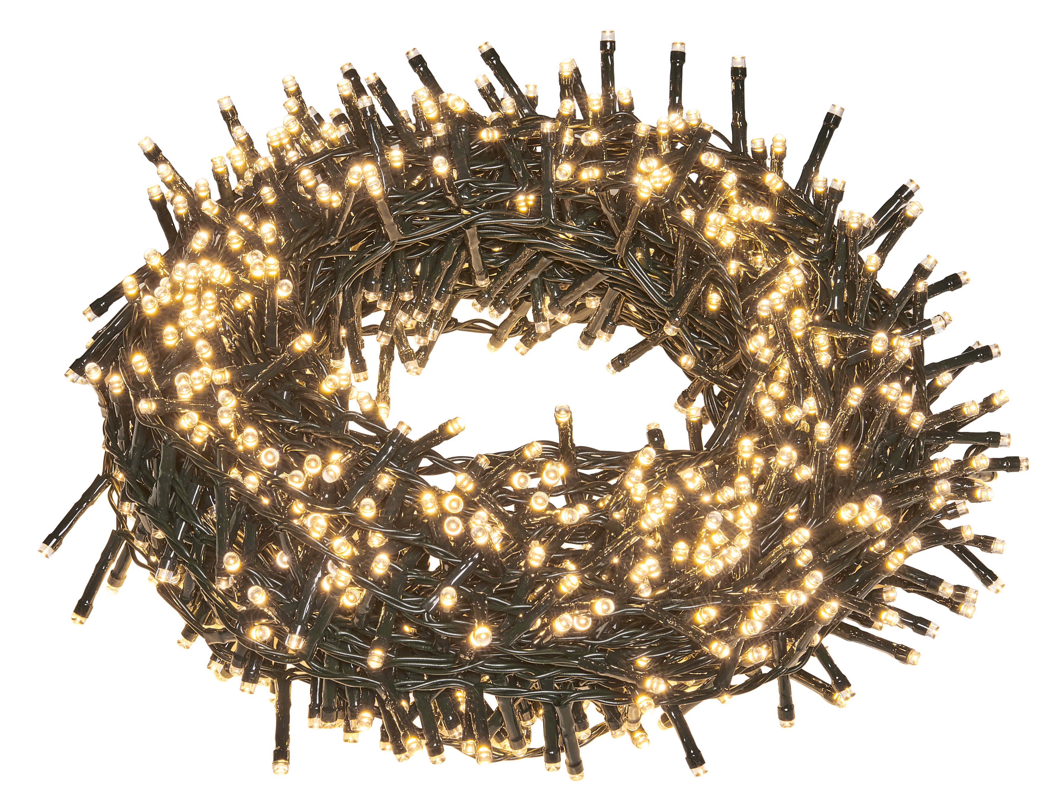 Lampki choinkowe zewnętrzne 1000 LED 8 funkcji, programator, ciepły biały  EUROHIT - 3