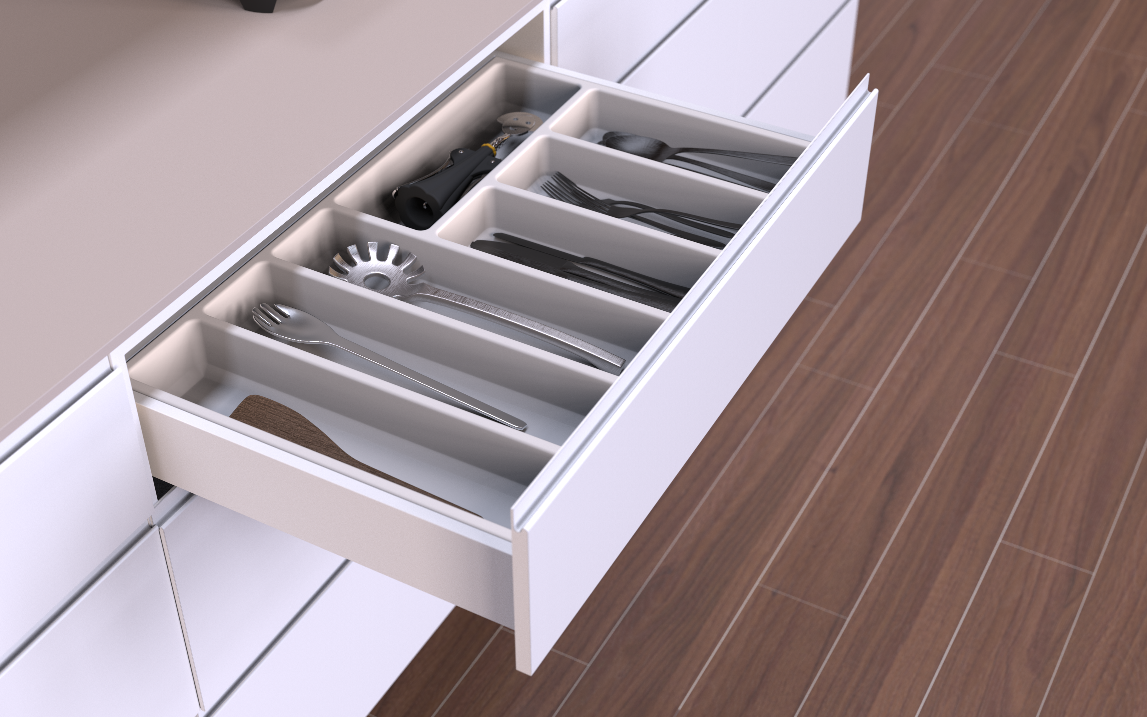 KIT INTERIOR CAJÓN AUTOCIERRE 80 CM - 3