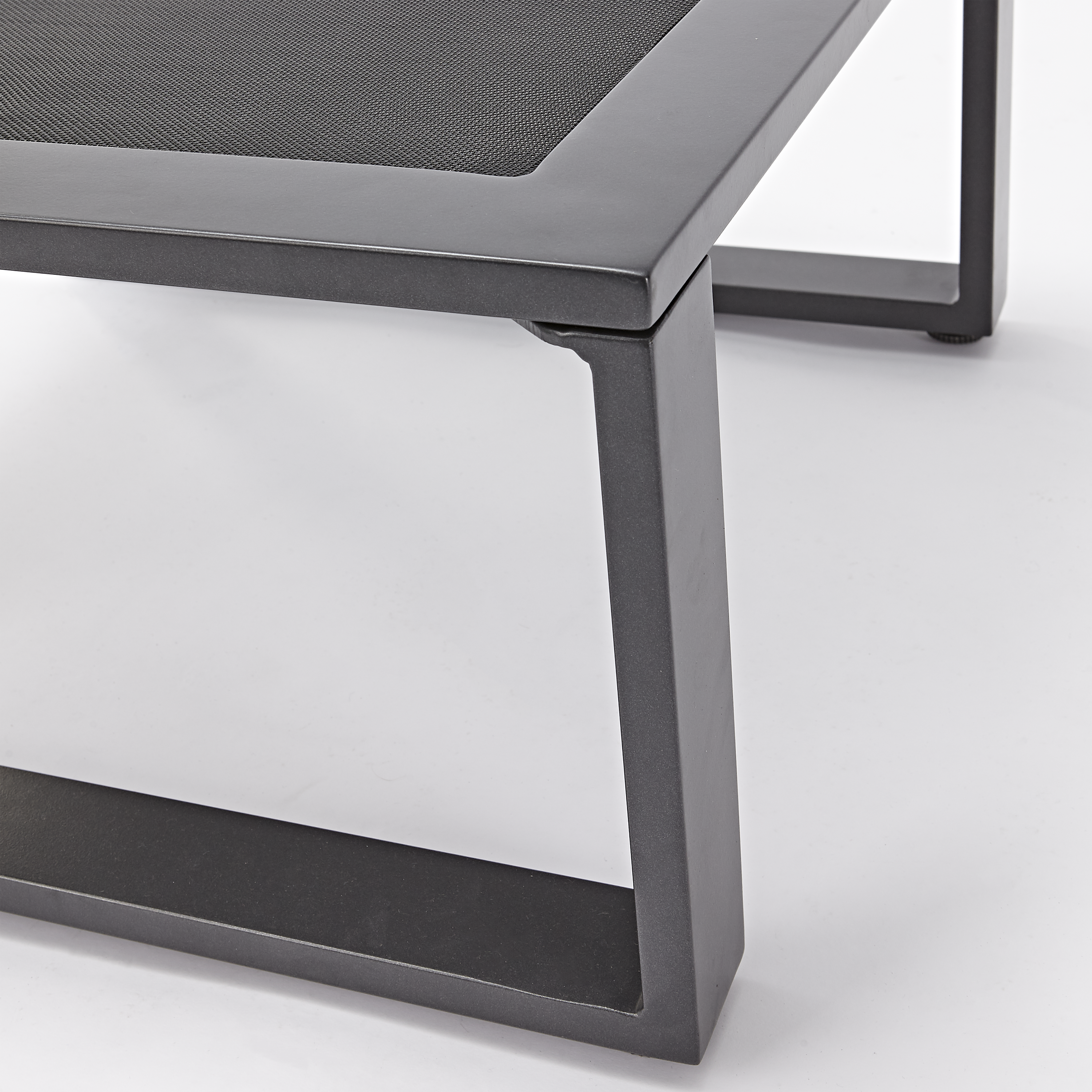 Salotto da giardino per 7 persone antracite Odyssea NATERIAL con cuscini in poliestere grigio - 20