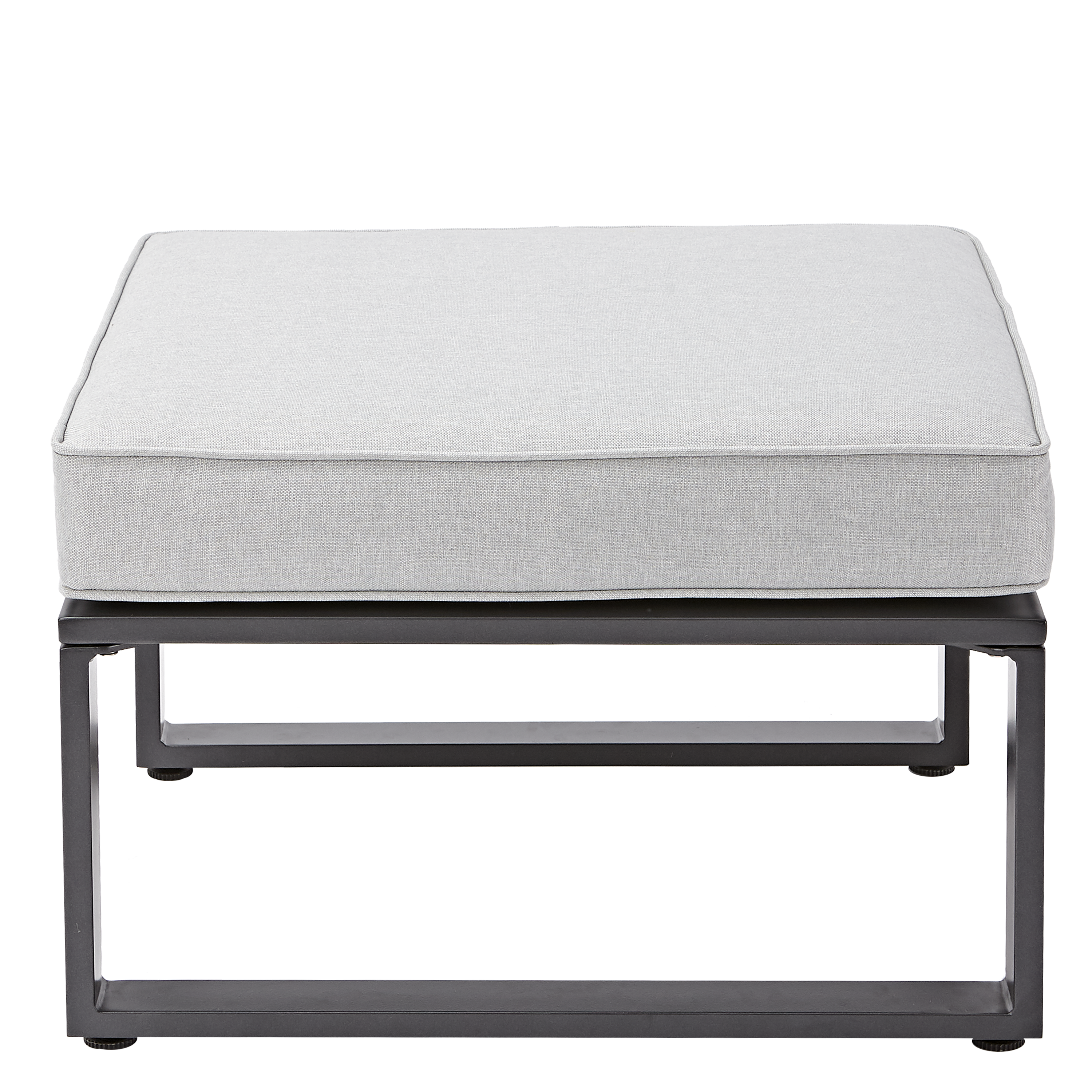 Salotto da giardino per 7 persone antracite Odyssea NATERIAL con cuscini in poliestere grigio - 17