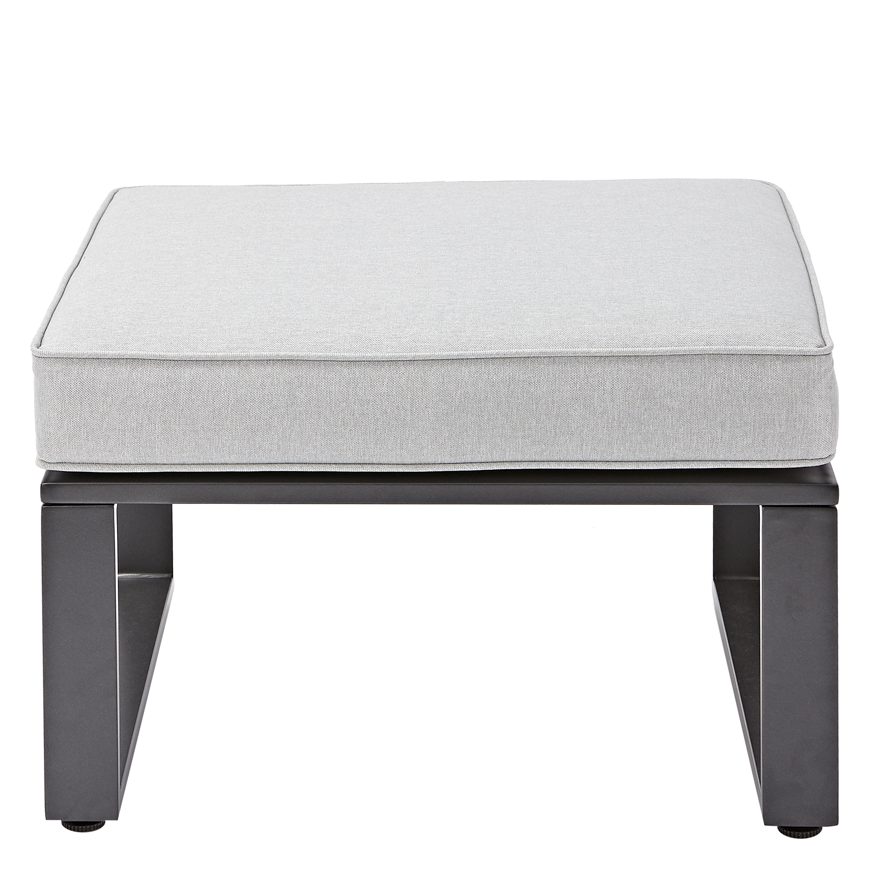 Salotto da giardino per 7 persone antracite Odyssea NATERIAL con cuscini in poliestere grigio - 18