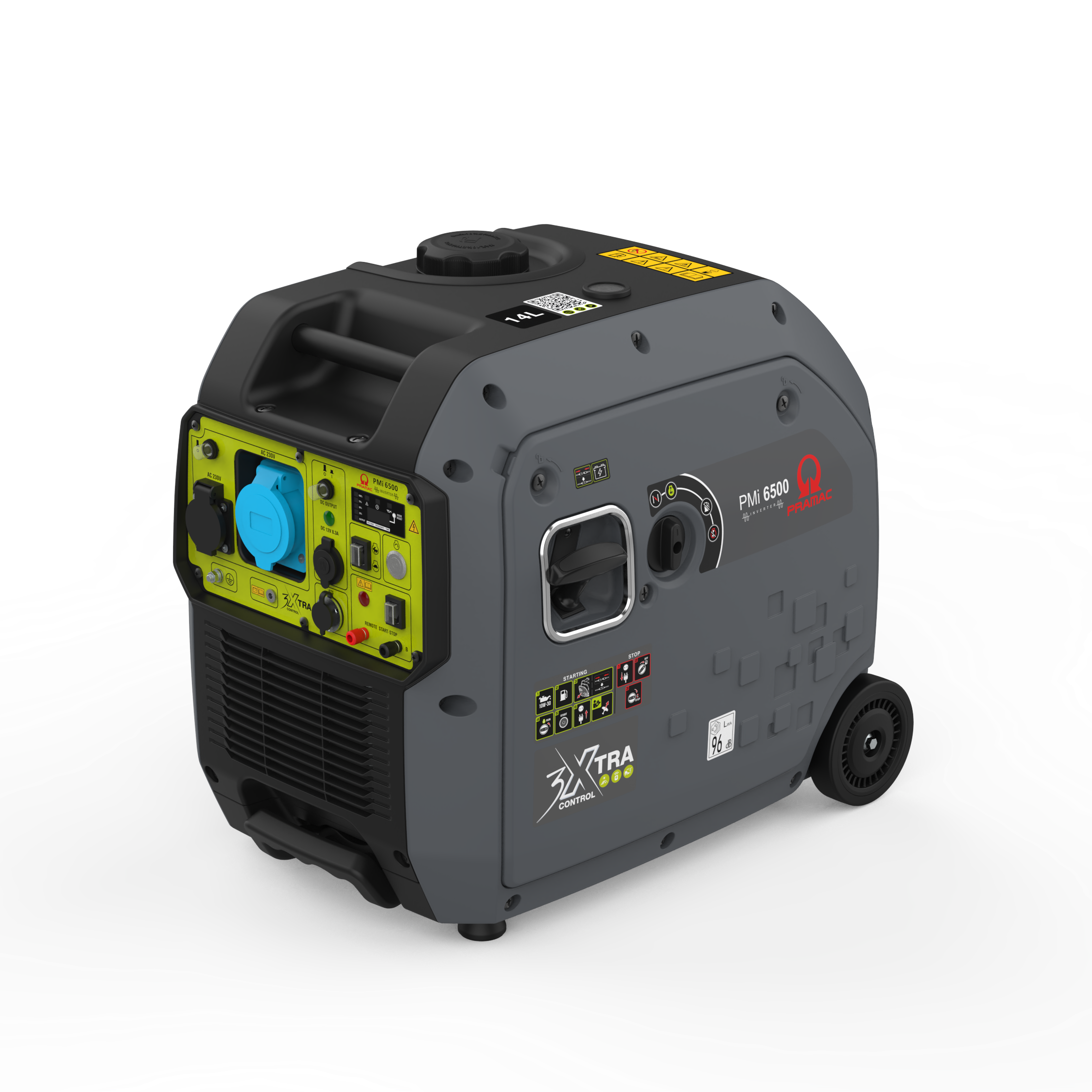 Gerador inverter 6500 W Pramac PMI6500 SOL AA - 10