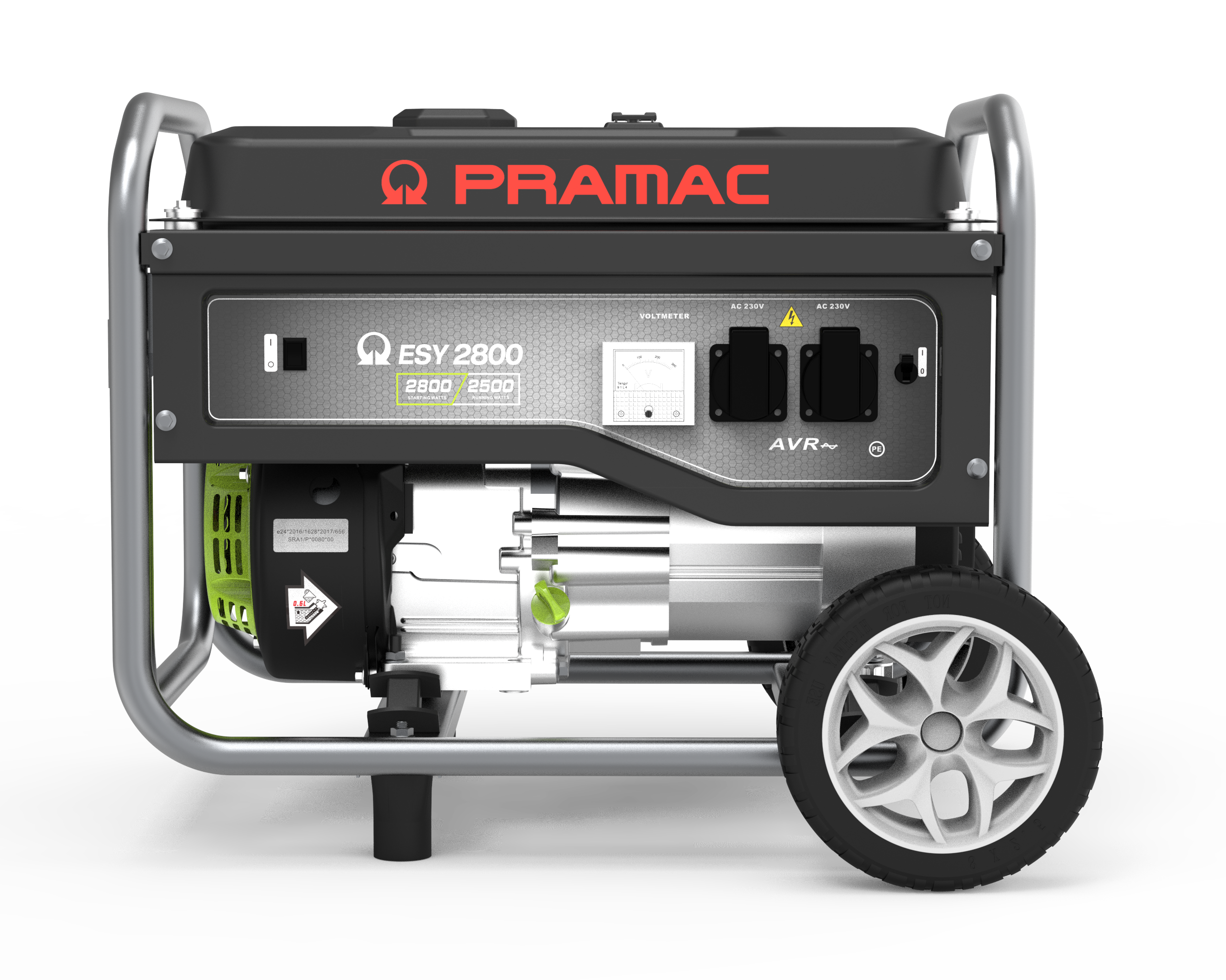 Gerador a gasolina 2800 W / 2500 W Pramac ESY 2800 Recoil - 7