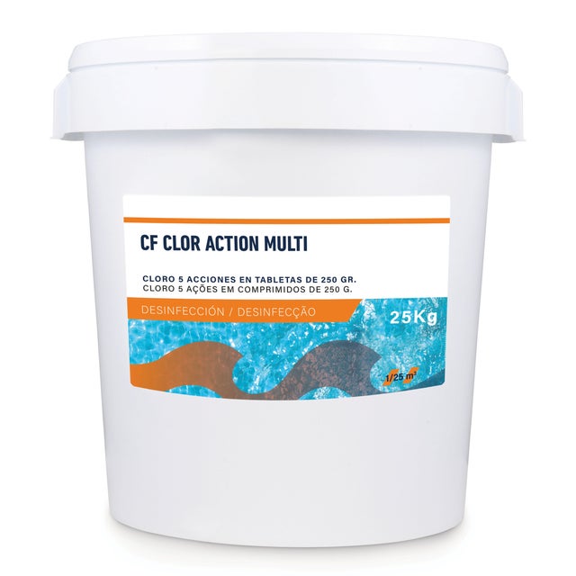 CLORO PISCINA PASTILLAS 4 ACCIONES 25 KG