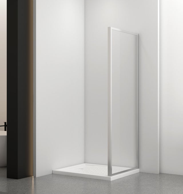 MAMPARA PANEL DE DUCHA LATERAL FIJO UTIRIK 80CM CROMO