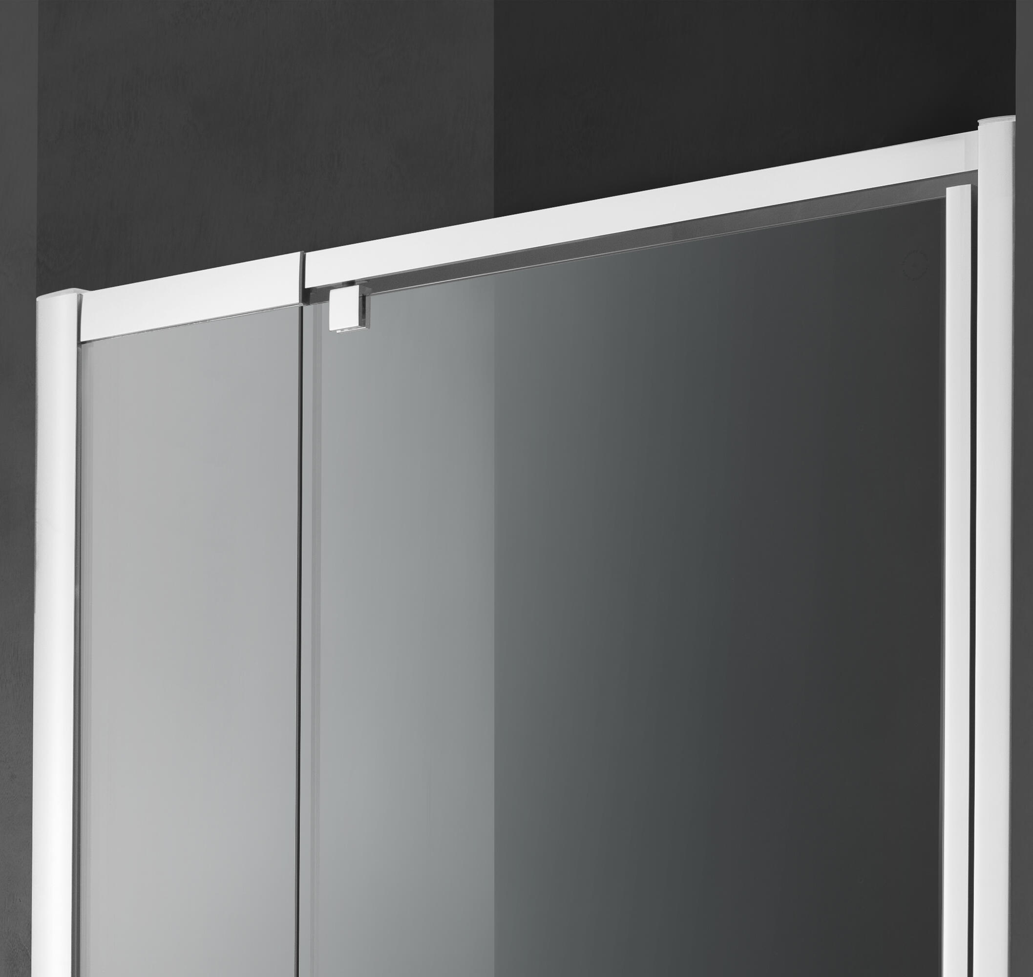 MAMPARA PANEL DE DUCHA ABATIBLE UTIRIK 100CM CROMO - 4