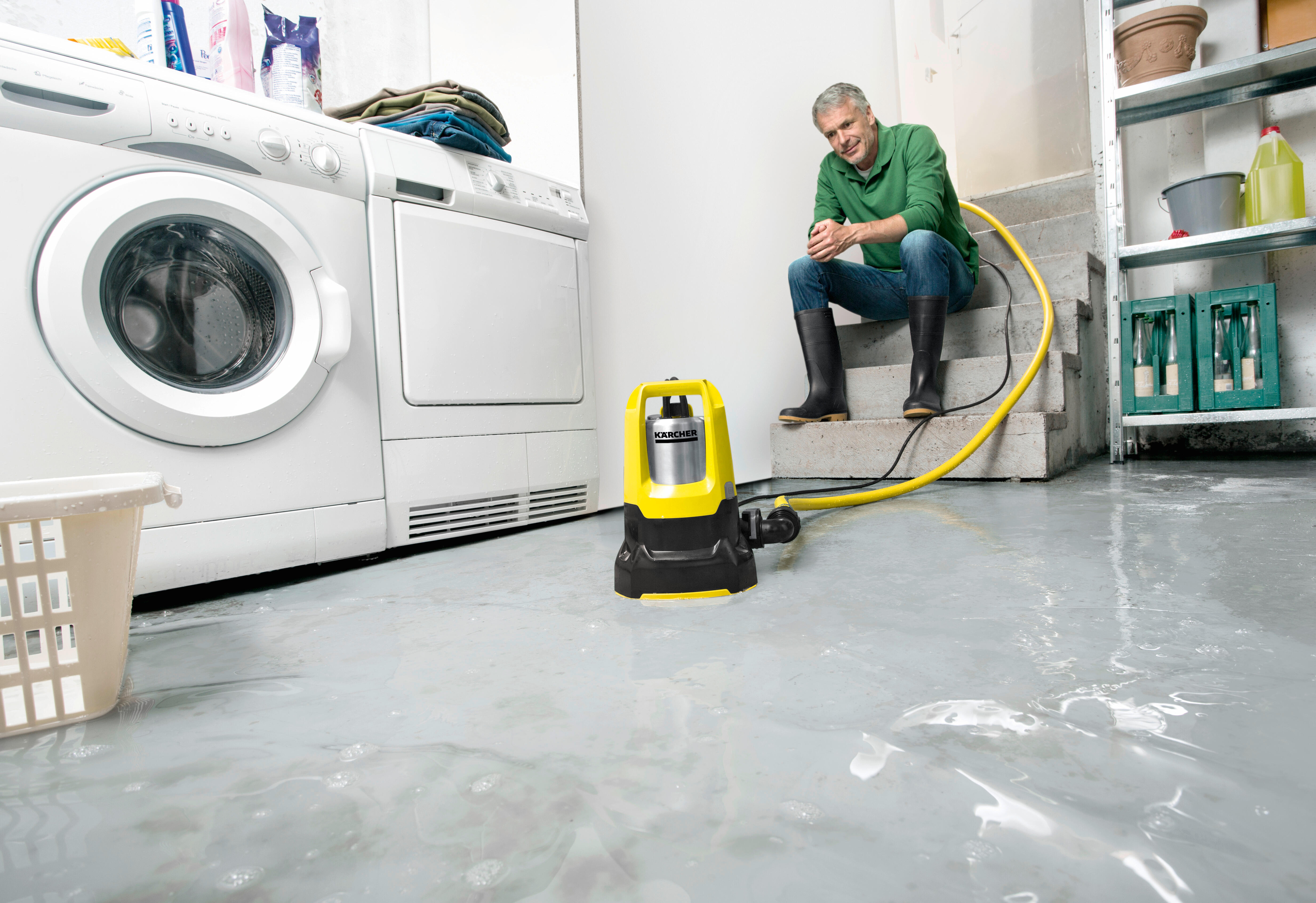 Pompe d'évacuation eau claire 17000 l/h KARCHER SP 17.000 FLAT SENSOR - 8