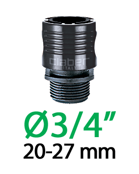 Adattatore per rubinetto per irrigazione in abs CLABER automatico - 6