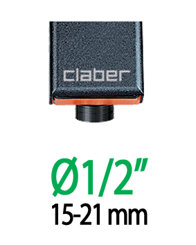 Adattatore per rubinetto per irrigazione CLABER in abs adatto a tubi di ⌀ 16 mm - 6