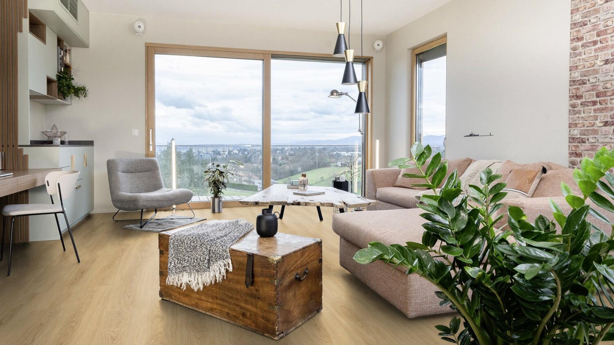 Suelo vinílico LVT clic forte SENSO CLIC 3 efecto madera natural SCANDINAV HONEY GERFLOR - 3