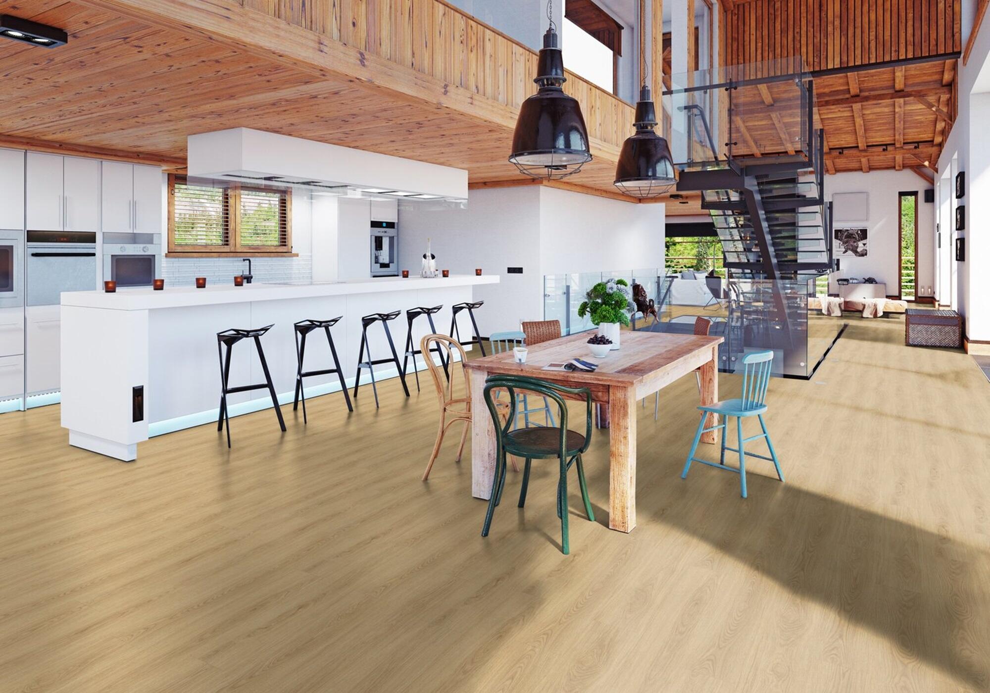 Suelo vinílico LVT clic forte SENSO CLIC 3 efecto madera natural SCANDINAV HONEY GERFLOR - 2